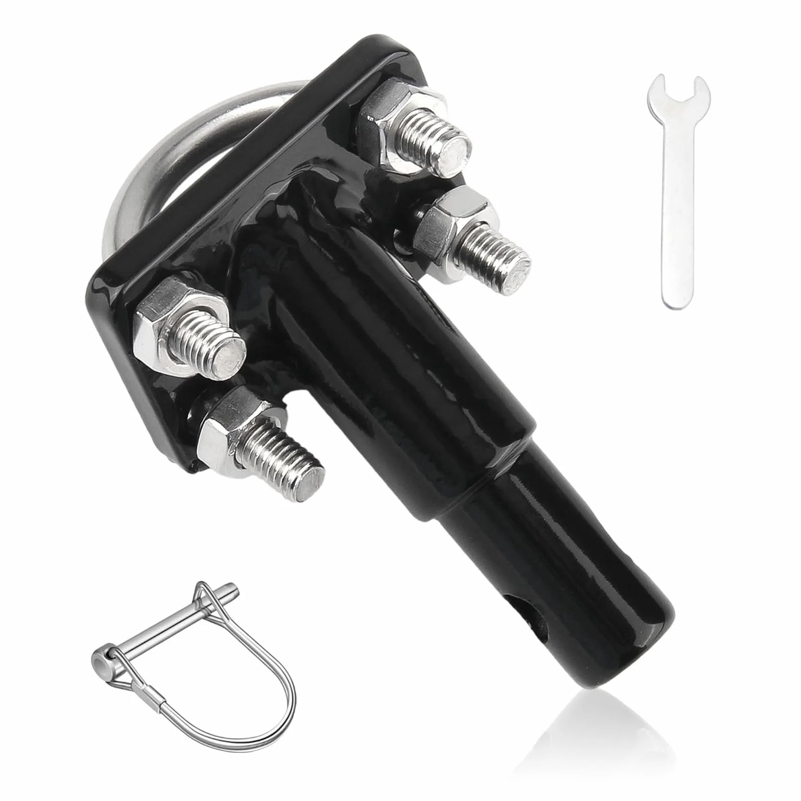 Connecteur de Remorque de Vélo avec Goupille de Sécurité pour Transport d'Animaux et Marchandises