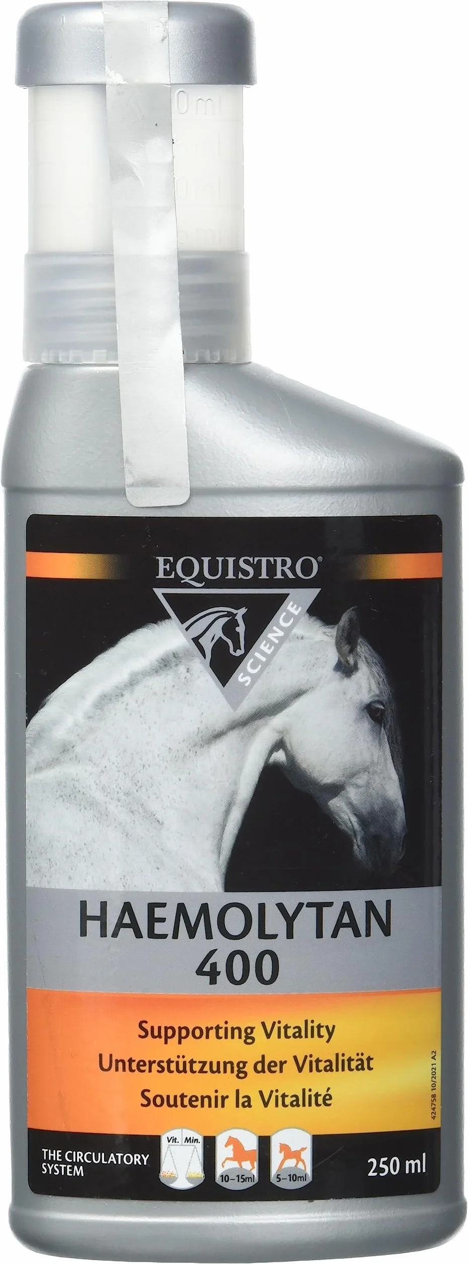 EQUISTRO Haemolytan 400 Complément Alimentaire Chevaux 250 ML