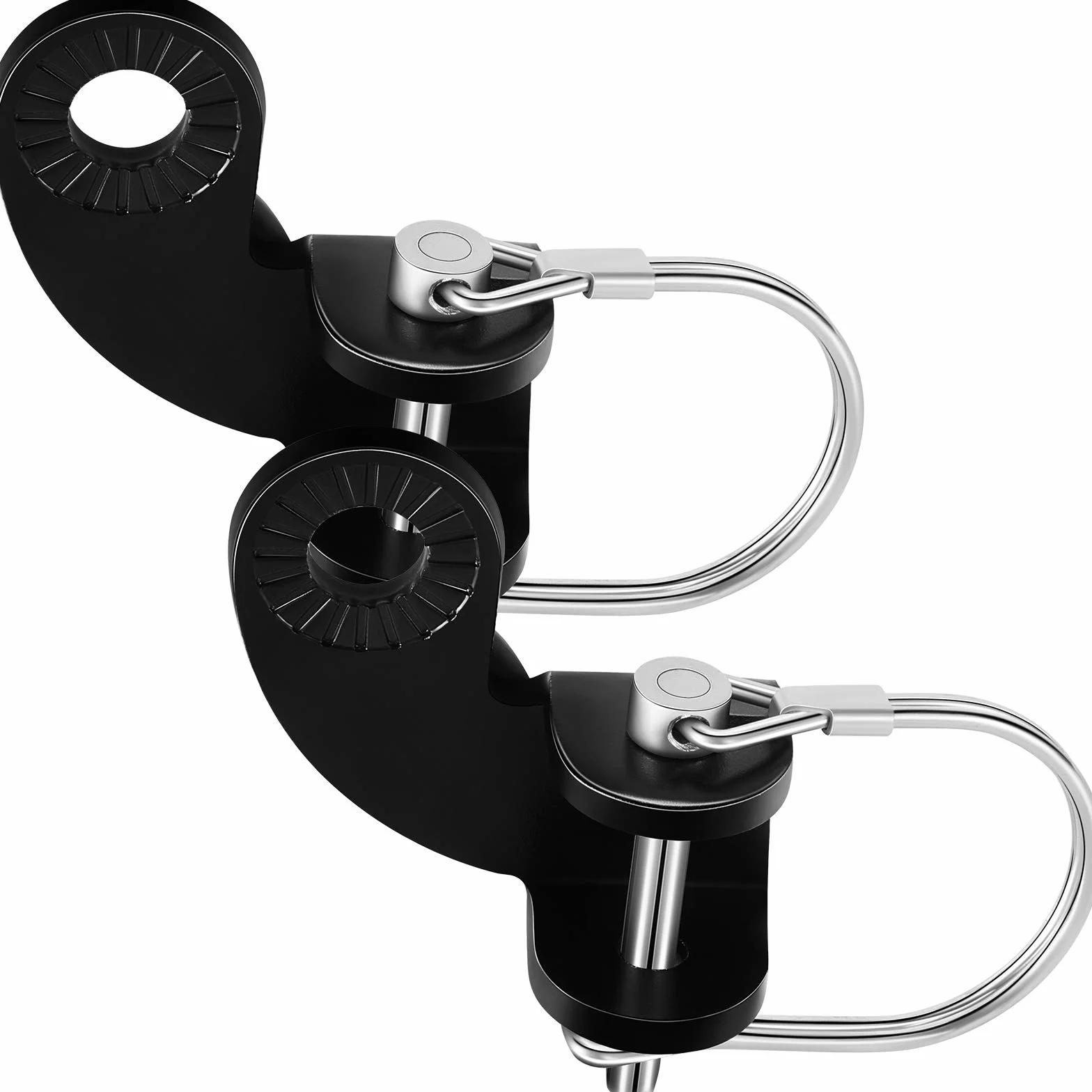 Burley Lot de 2 adaptateurs d'attelage de remorque de vélo coudé 12,2 mm