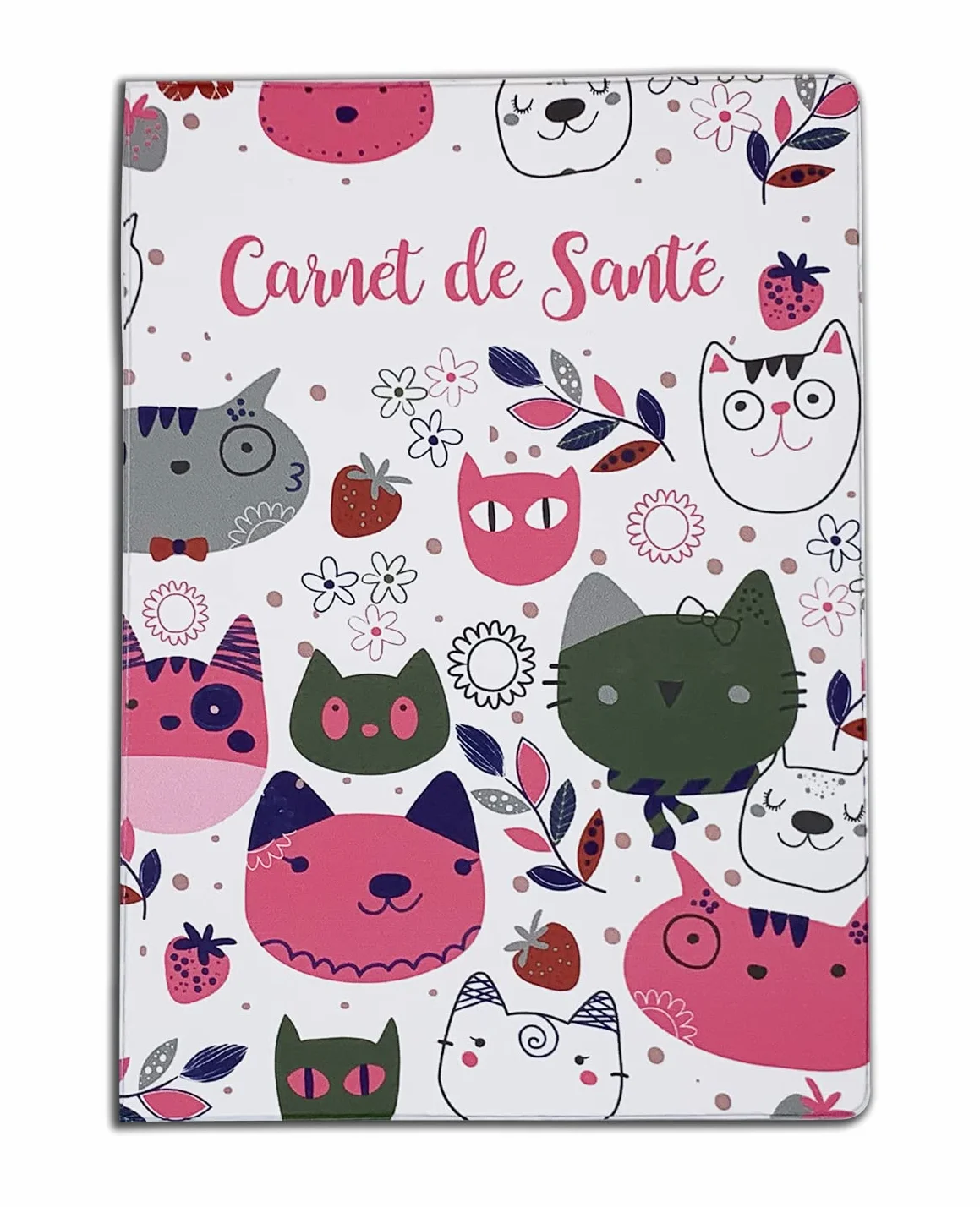 Nemau Protège Carnet de Santé pour Chats Chiens Animaux Domestiques Gomme Expansée Fabriqué en France