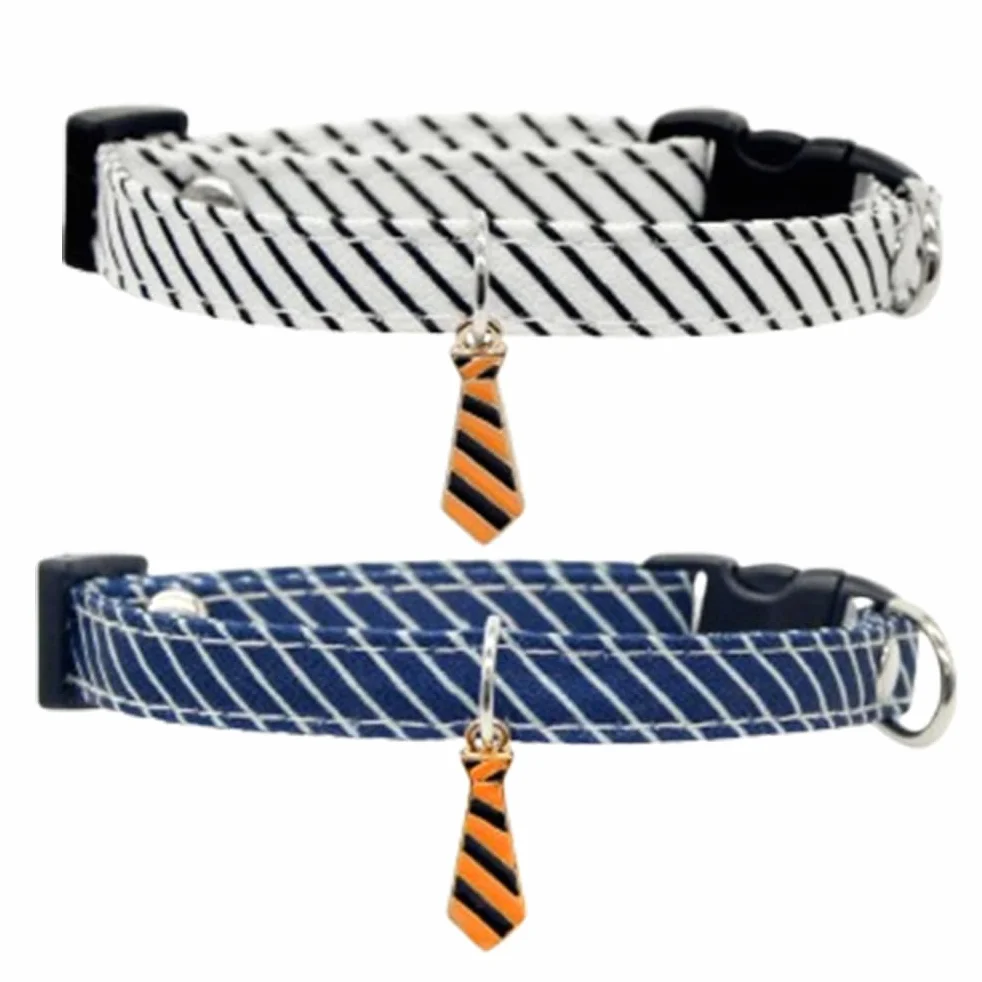 Colliers à Cravate pour Chien/Chat, Collier Réglable avec Fermeture de Sécurité, 20-30cm