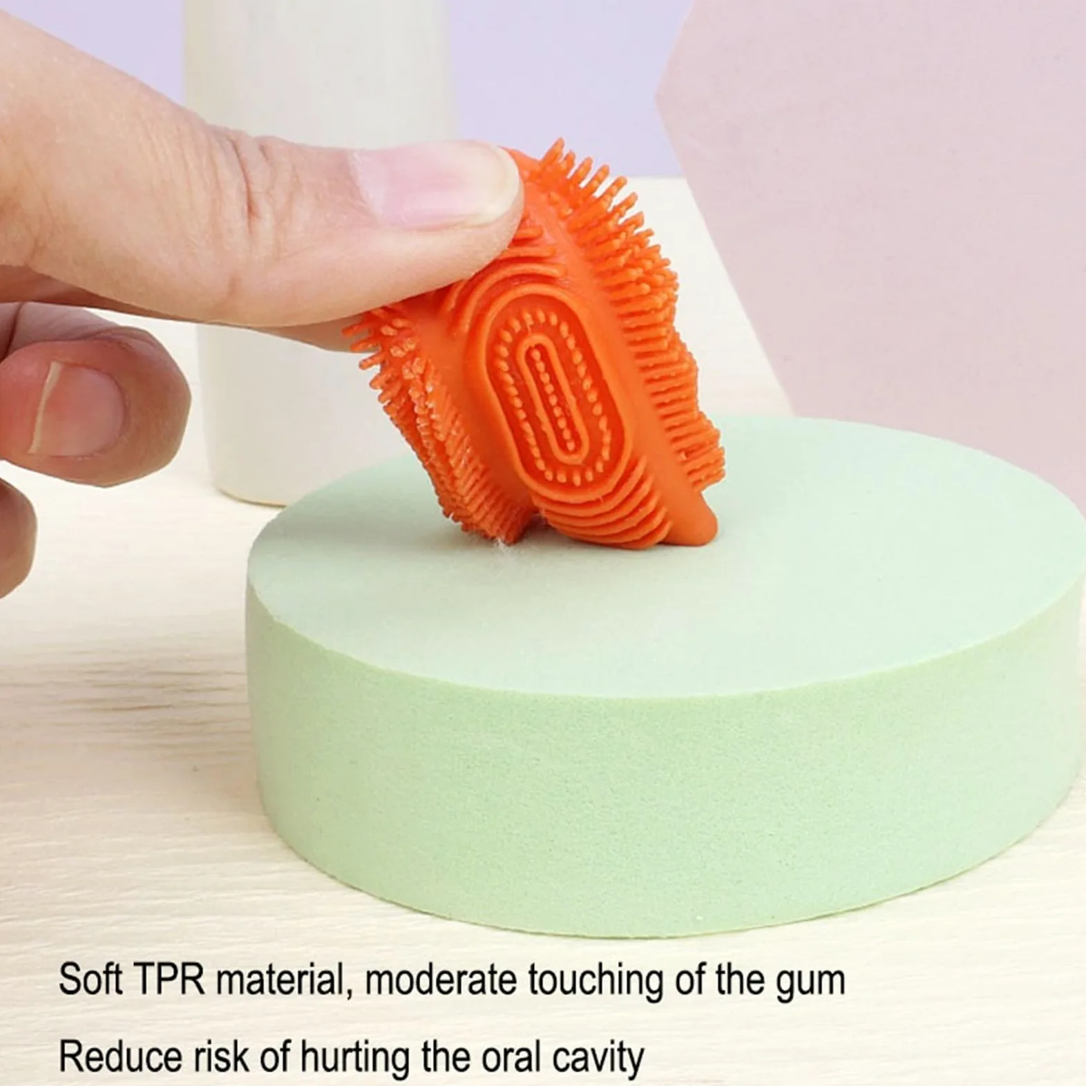Brosse dentaire for animaux de compagnie Soins bucco-dentaires Brosse dentaire for animaux de compagnie Brosse à dents for chiens en silicone à 360 degrés for chiens de petite race, chiens de taille m
