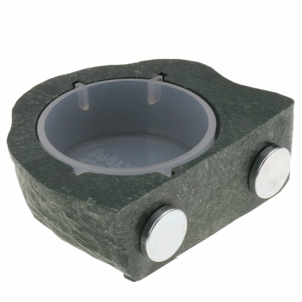 Mini mangeoire magnétique pour gecko, nourriture ou eau Vert