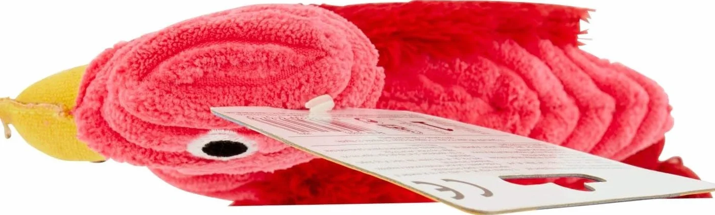 VITAKRAFT Safari Flamant Rose Jouet Pour Chien Peluche Avec Couineur Velours Côtelé 1 Pièce