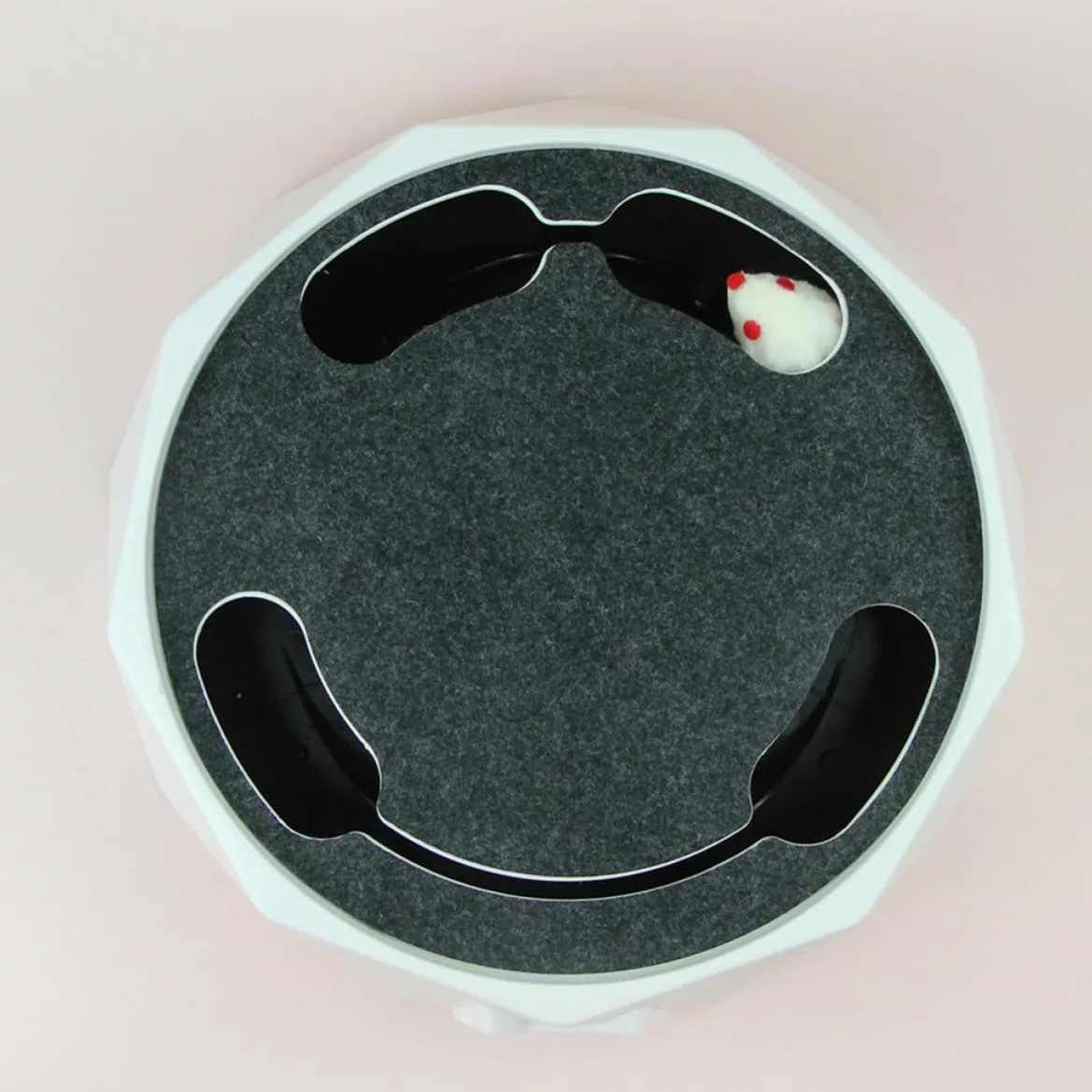 Chat Souris Électronique pour Chat Électrique en Abs Blanc Action de Souris Qui Creuse Simulateur de Chasse