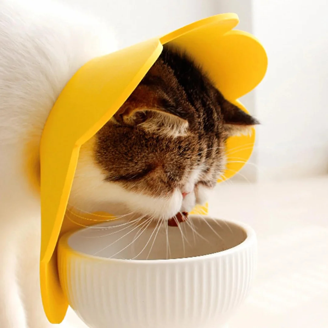 JEYORZY Collier de Protection Doux pour Chats Anti-Morsure Taille S Jaune Felt
