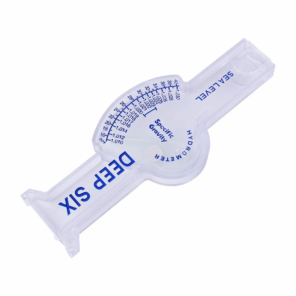 Testeur de Salinité Hydromètre de Mer Précis Compteur Salinité Marine Aquarium