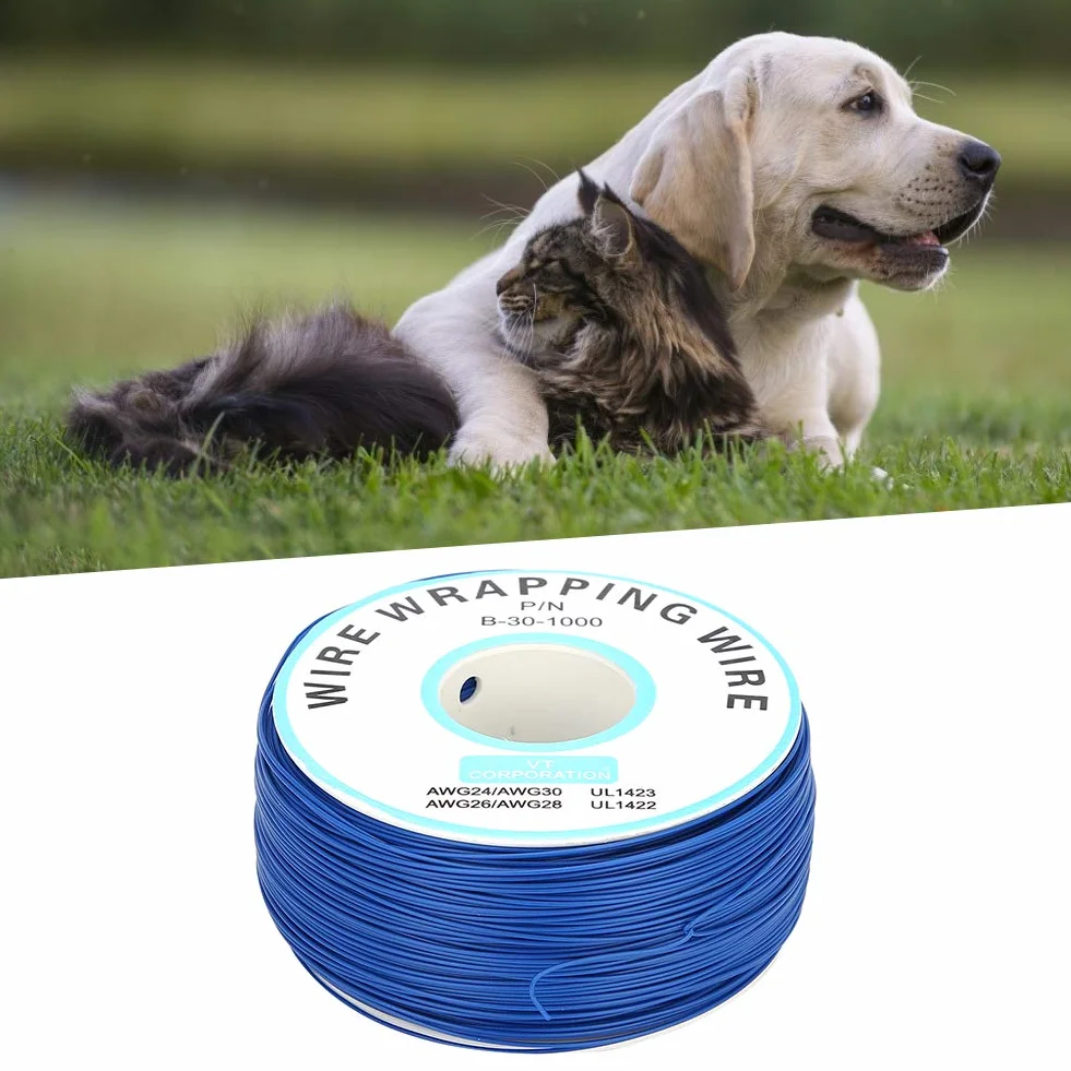 Fil de clôture électrique pour Animaux de Compagnie 300 m/984ft Chien