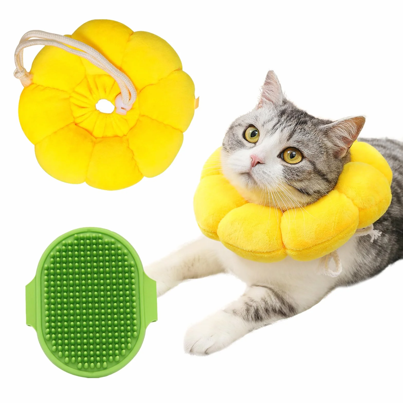 Collerettes pour Chat Chiens Doux Confortable Ajustable Anti-Morsure Protection
