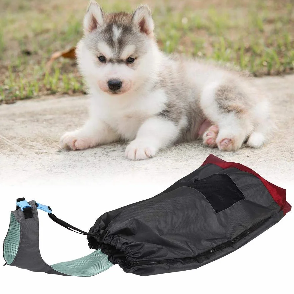 zalati Sac de protection pour chien handicapé paralysé - Anti-rayures - Projet auxiliaire pour fauteuil roulant - Pour les membres de la poitrine des animaux handicapés - M