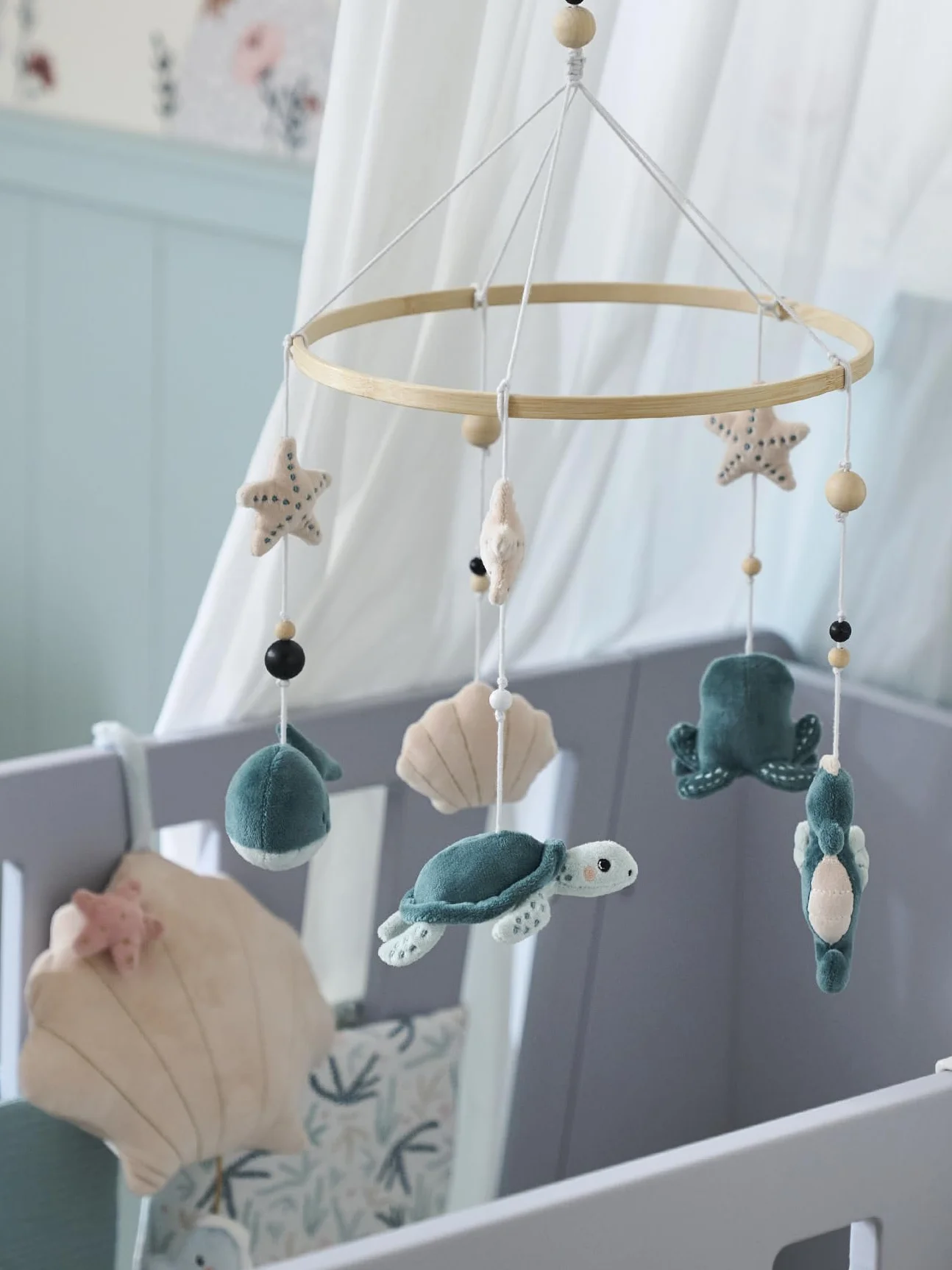 VERTBAUDET Mobile musical SOUS L'OCÉAN bleu multicolore