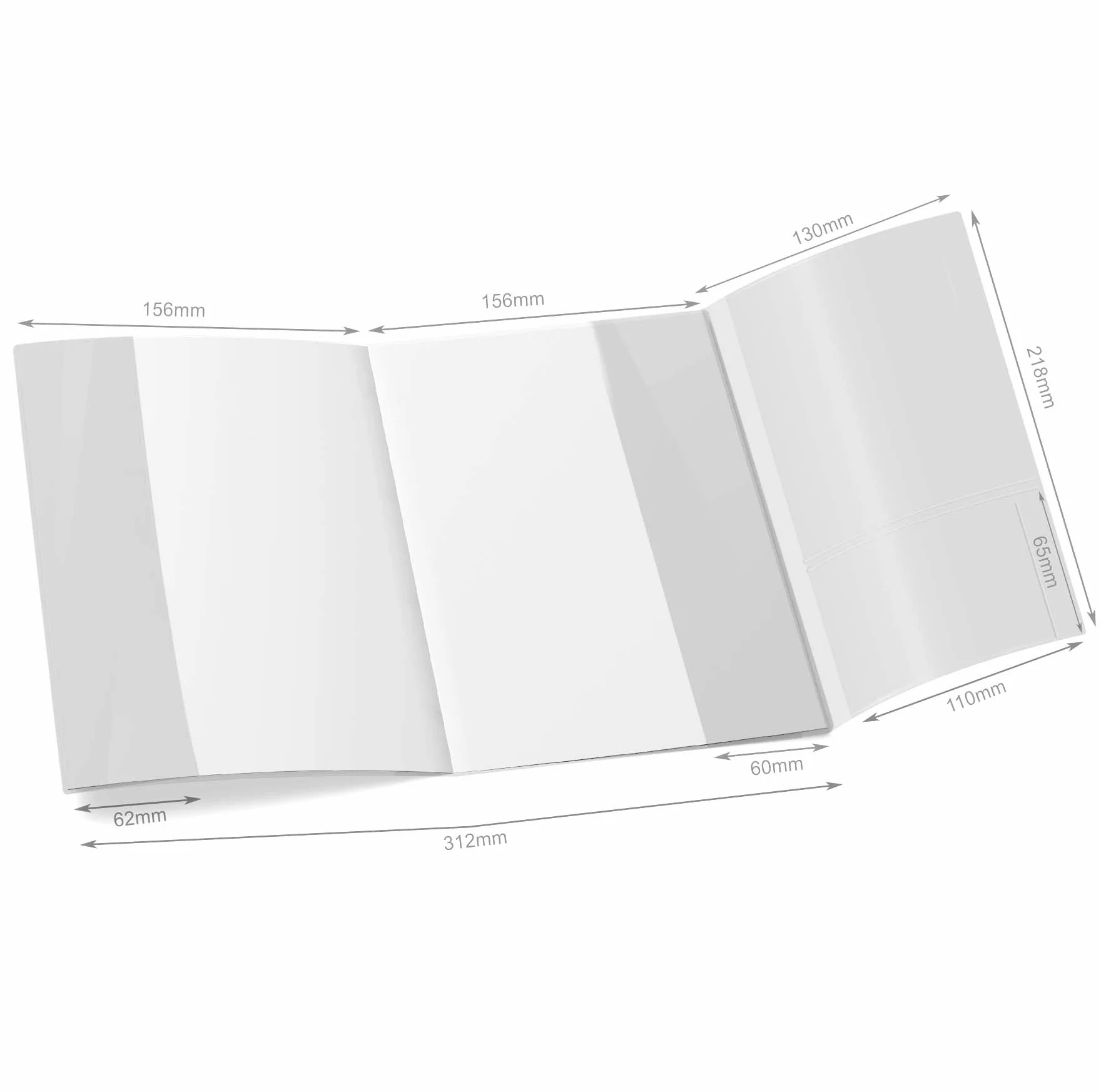 Lot de 3 pochettes transparentes pour carnet d'examen en plastique étui de protection avec compartiment pour passeport de vaccination
