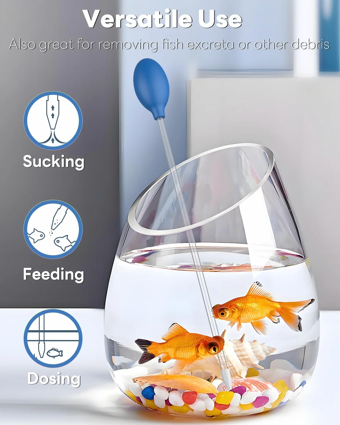 Pawfly 2 pièces Aquarium Mangeur de coraux 35 cm Pipette Longue pour Nourrisseur coraux Seringue Acrylique Poissons Récifs