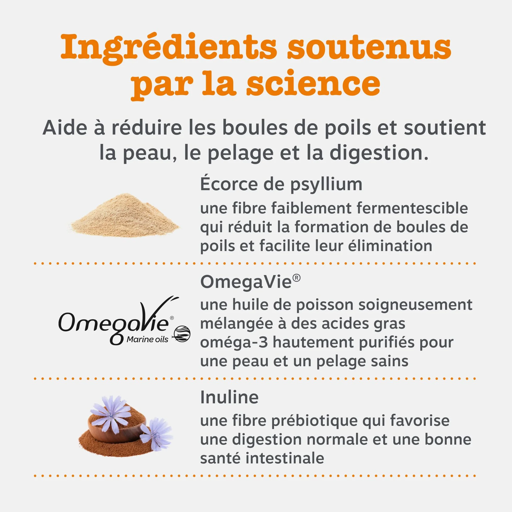 Zesty Paws Pâte Anti-Boule de Poils Chats Omega-3 Psyllium Inuline Extrait de Malt 75g