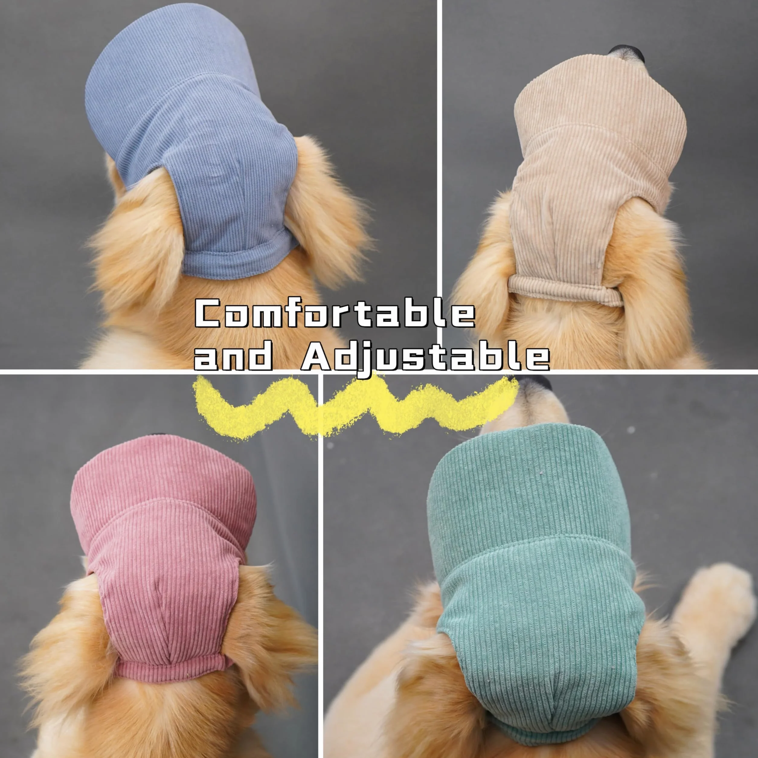 Casquette de baseball pour animaux de compagnie avec trous d'oreilles - Chapeau multicolore pour chien & chat, chapeau de soleil pour chien pour été & automne, casquette de baseball pour chien