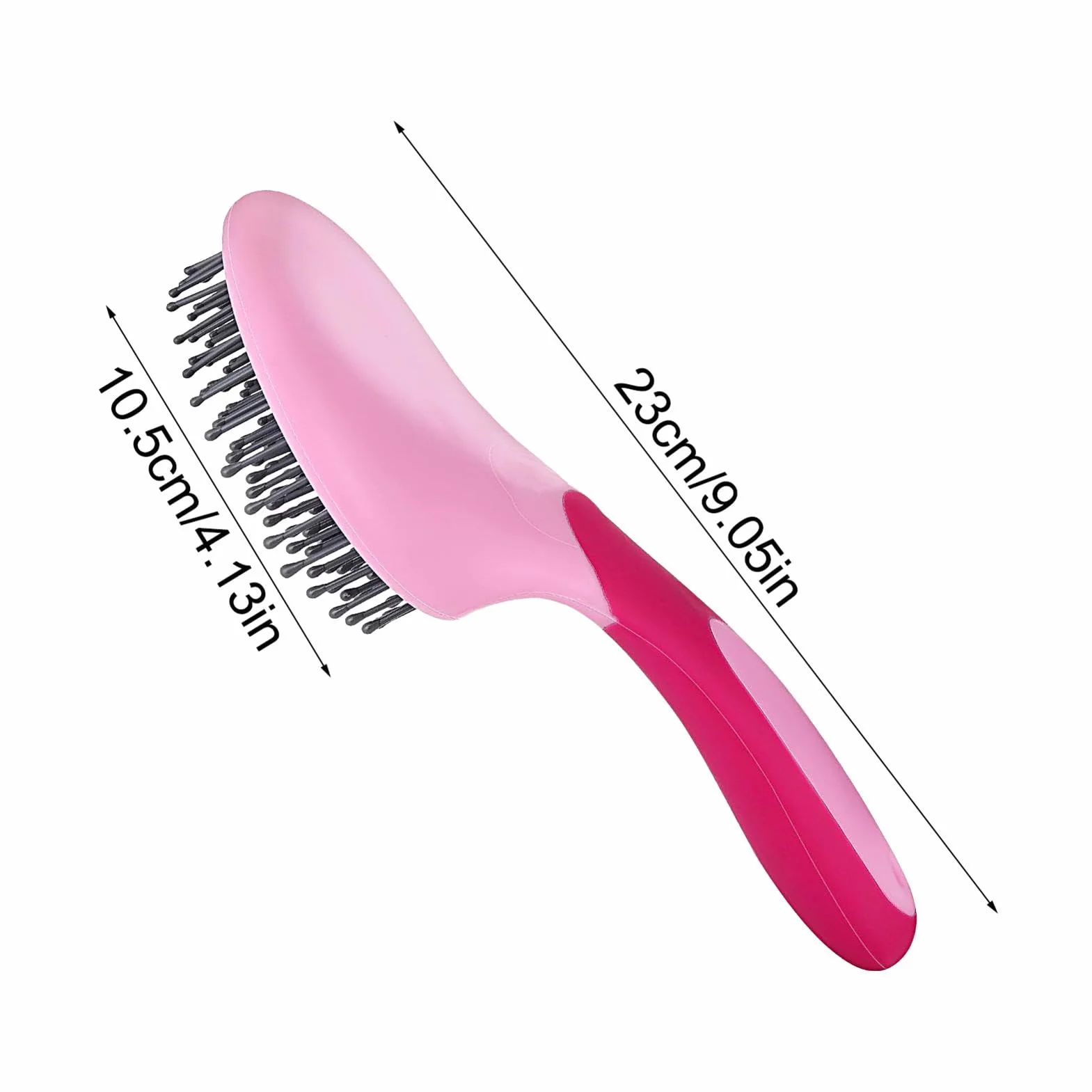 Brosse Crinière et Queue de Cheval Accessoire Toilettage Massage En Crin Antidérapant