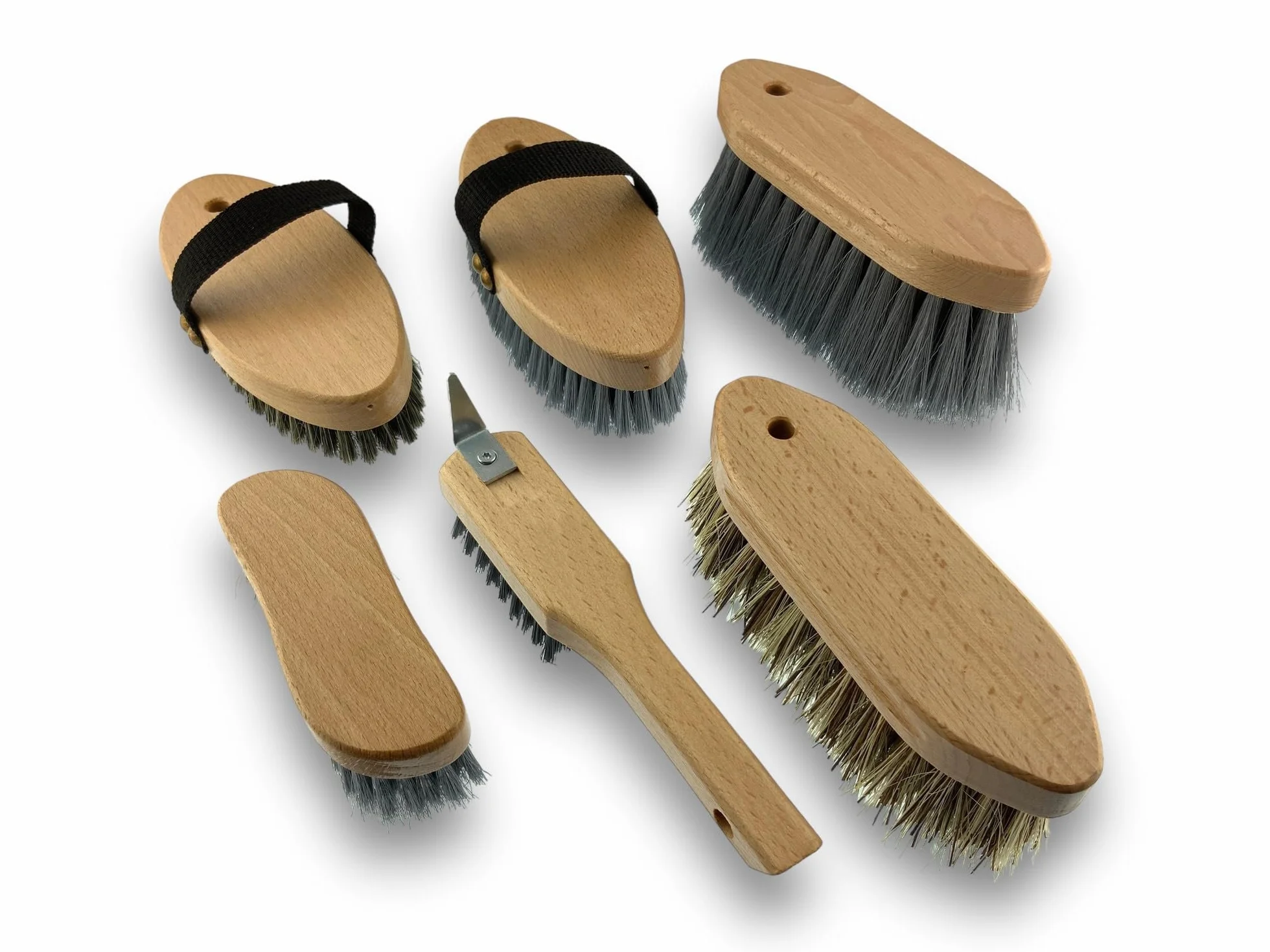 Kibros EQUITLOT6 Kit Complet pansage Cheval 6 brosses équitation Haut de Gamme