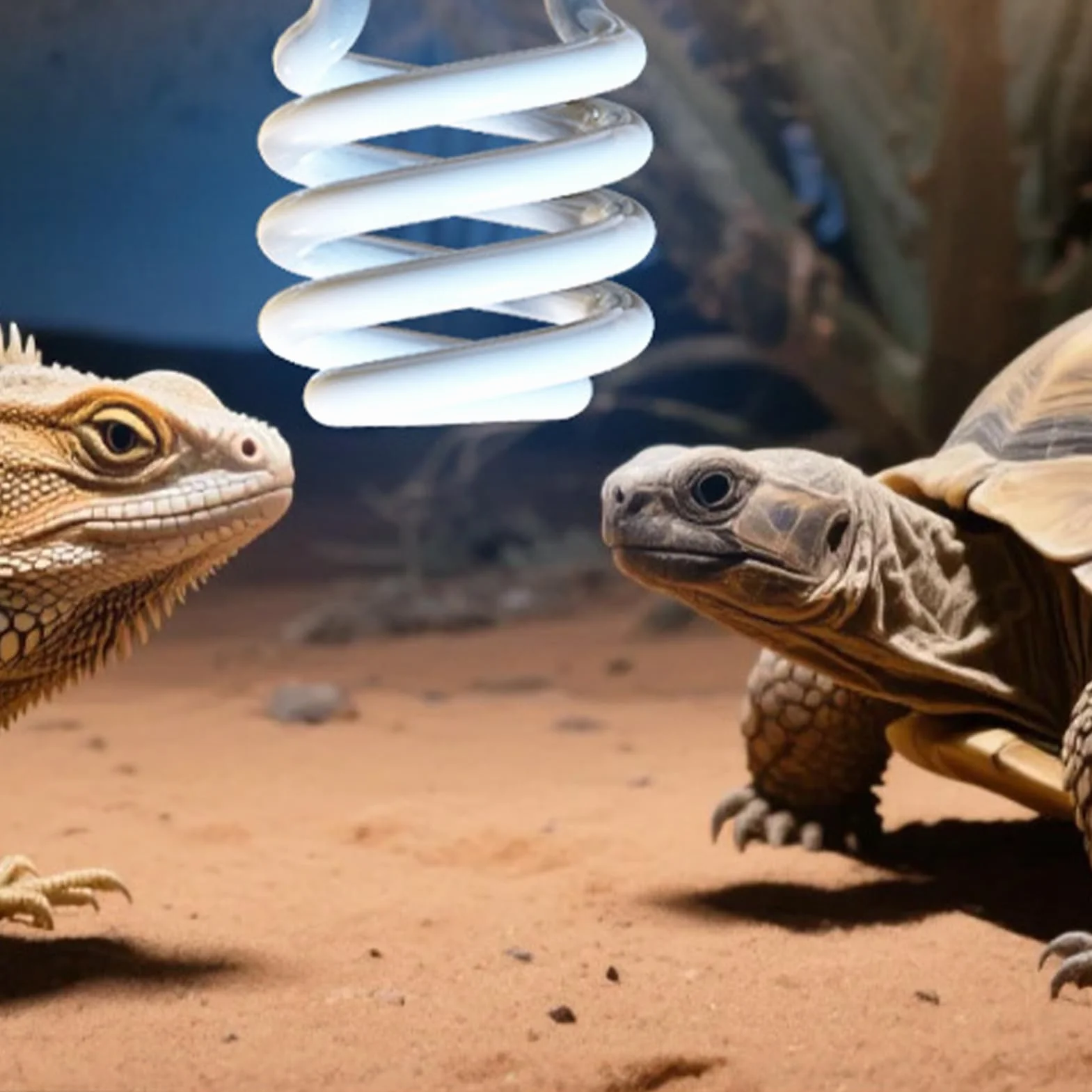 Lampe Chauffante 26W UVB Jour pour Dragon Barbu Tortue Serpent Grenouille Gecko Terrarium