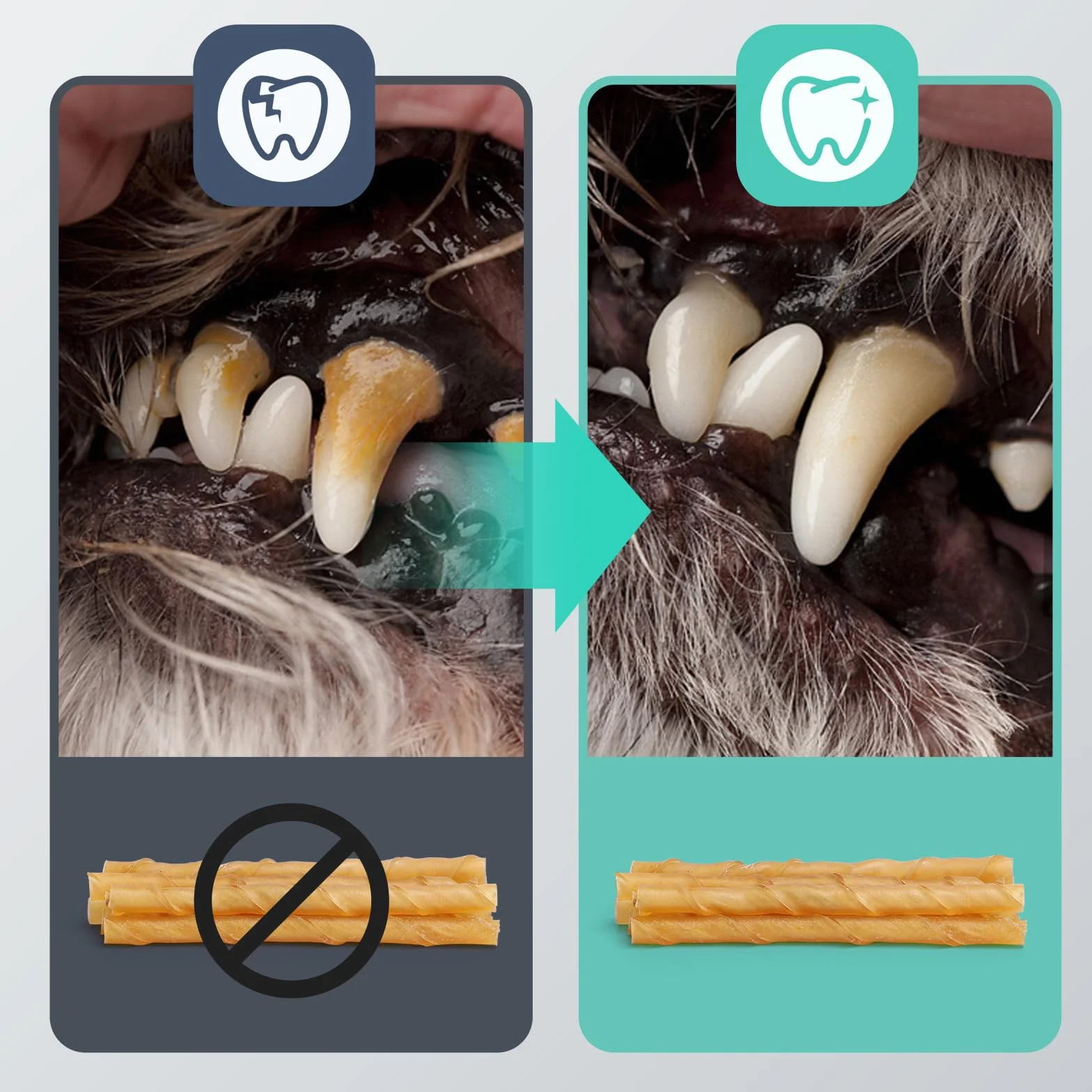 Friandises pour chien Nobleza 120 Pièces bâtonnets à mâcher 125mm x 10mm stick dentaire