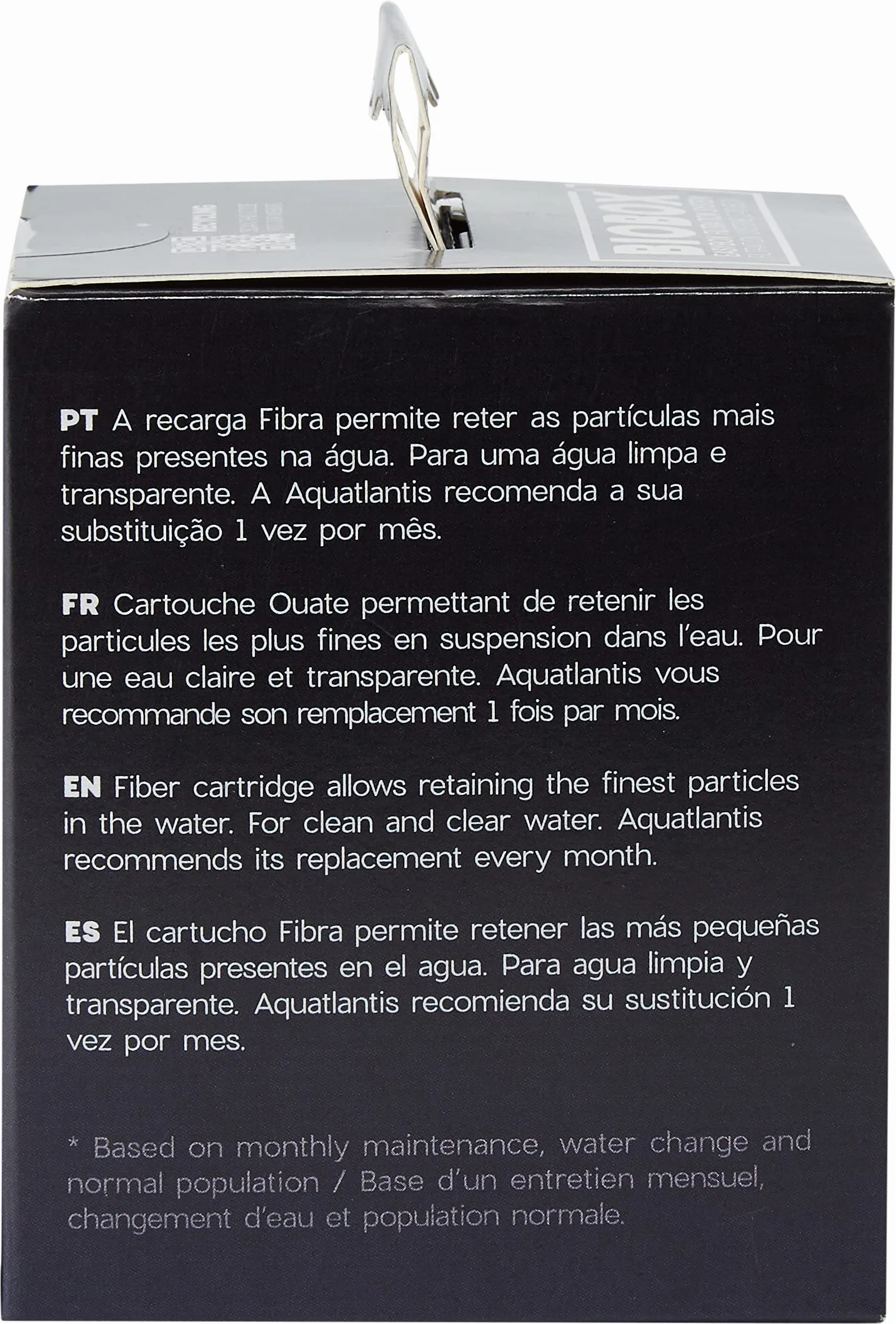 Tecatlantis Easybox Ouate Recharge Filtrante pour Filtres Biobox 2/3 Aquariophilie