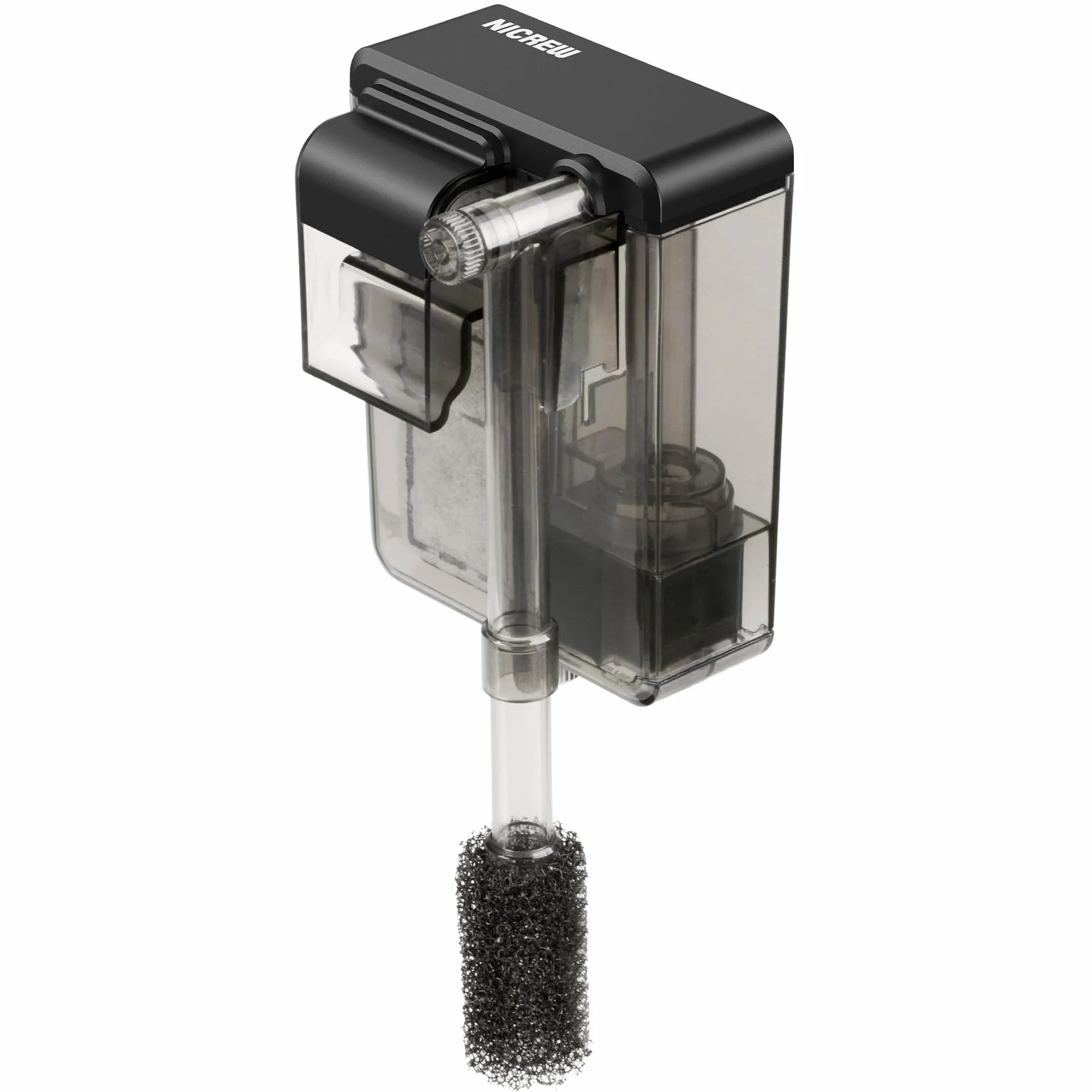 NICREW Slim Filtre Extérieur Aquarium 160 LPH 3W pour jusqu'à 20 L