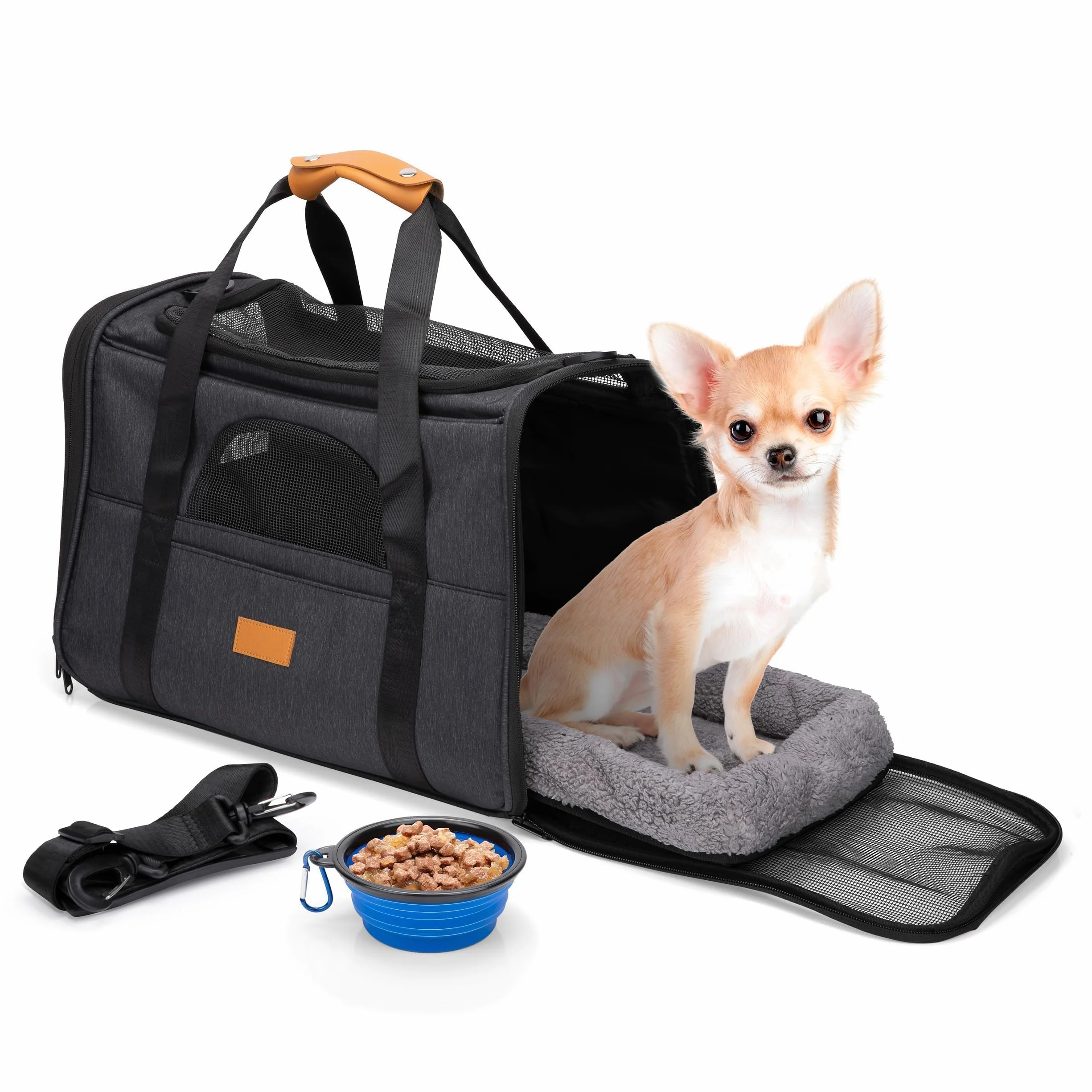 maxxpro Sac de Transport Animal 44x31x34 cm Gris