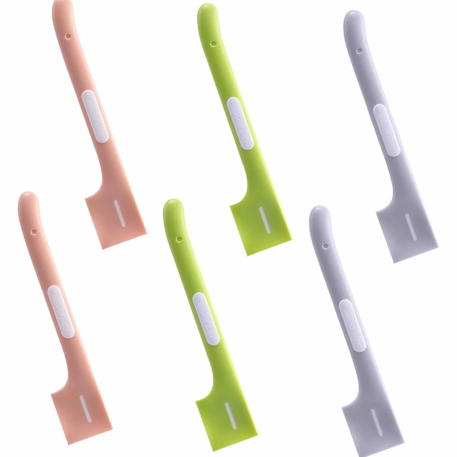 Lot de 6 cuillères à nourriture en silicone pour chat à long manche pour nourriture humide pour chiens et chats