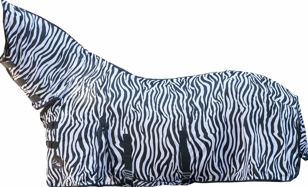 Couverture de Cheval HKM 4669 Motif Zèbre Taille 145