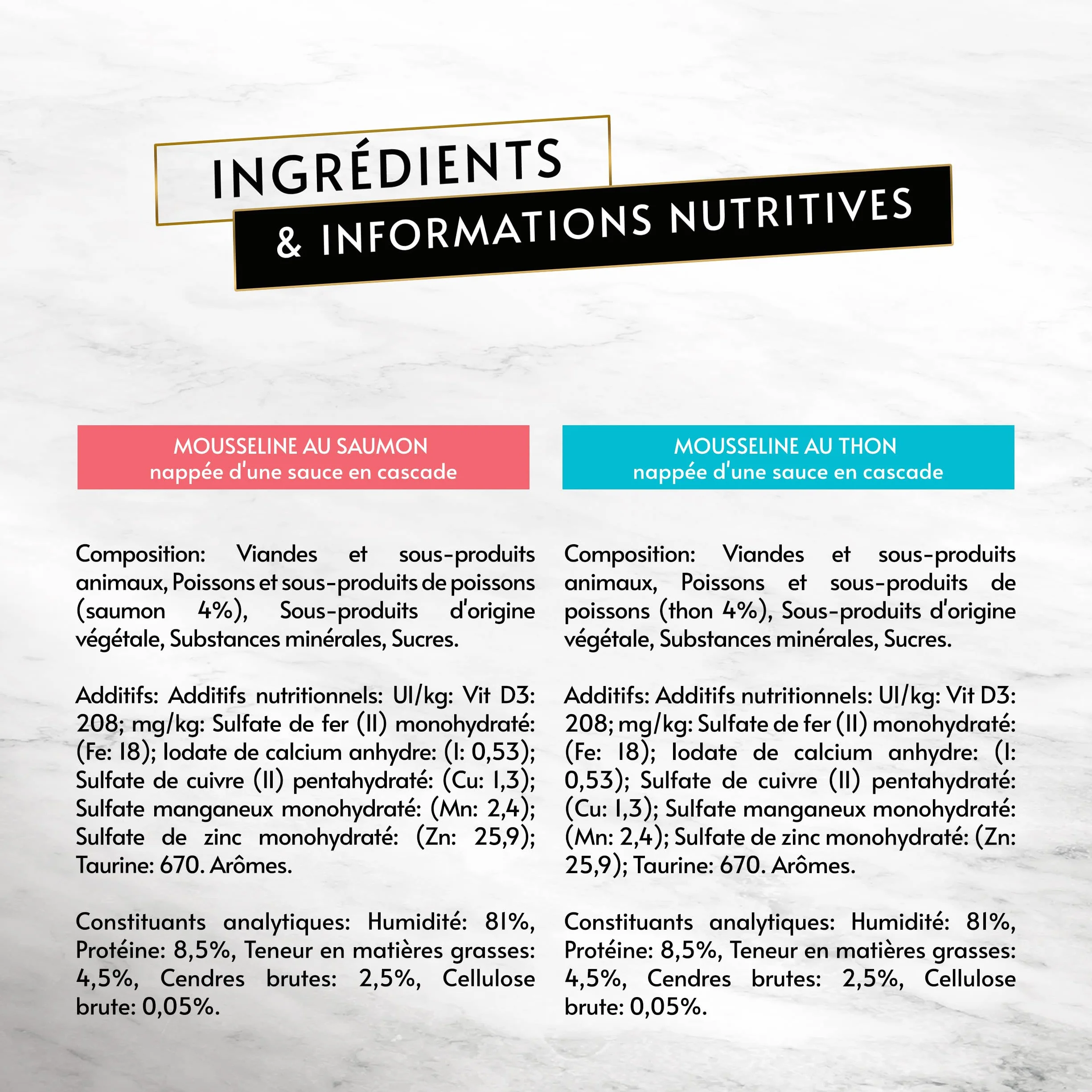 Gourmet Revelations Mousseline Thon Saumon 48x57g