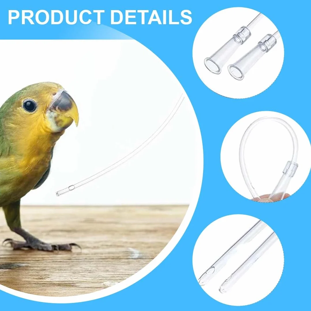 Seringue pour Alimentation de Tortue, Tubes pour Médicaments Liquides, Lot de 10, Convient aux Oiseaux et Petits Animaux