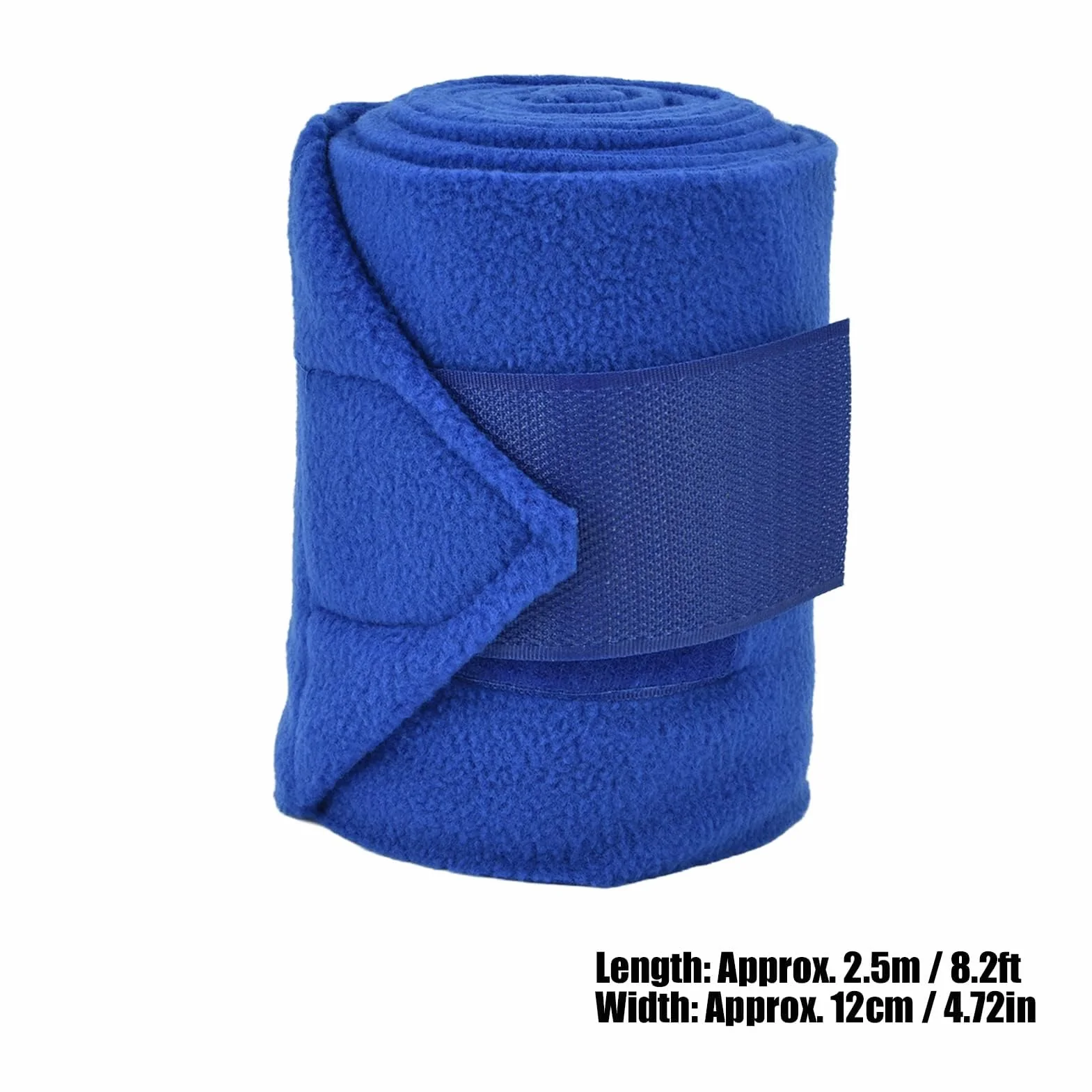 Lot de 4 Bandes de Protection pour Pattes de Cheval, Bandages pour Jambes et Queue, Polo, Attaches
