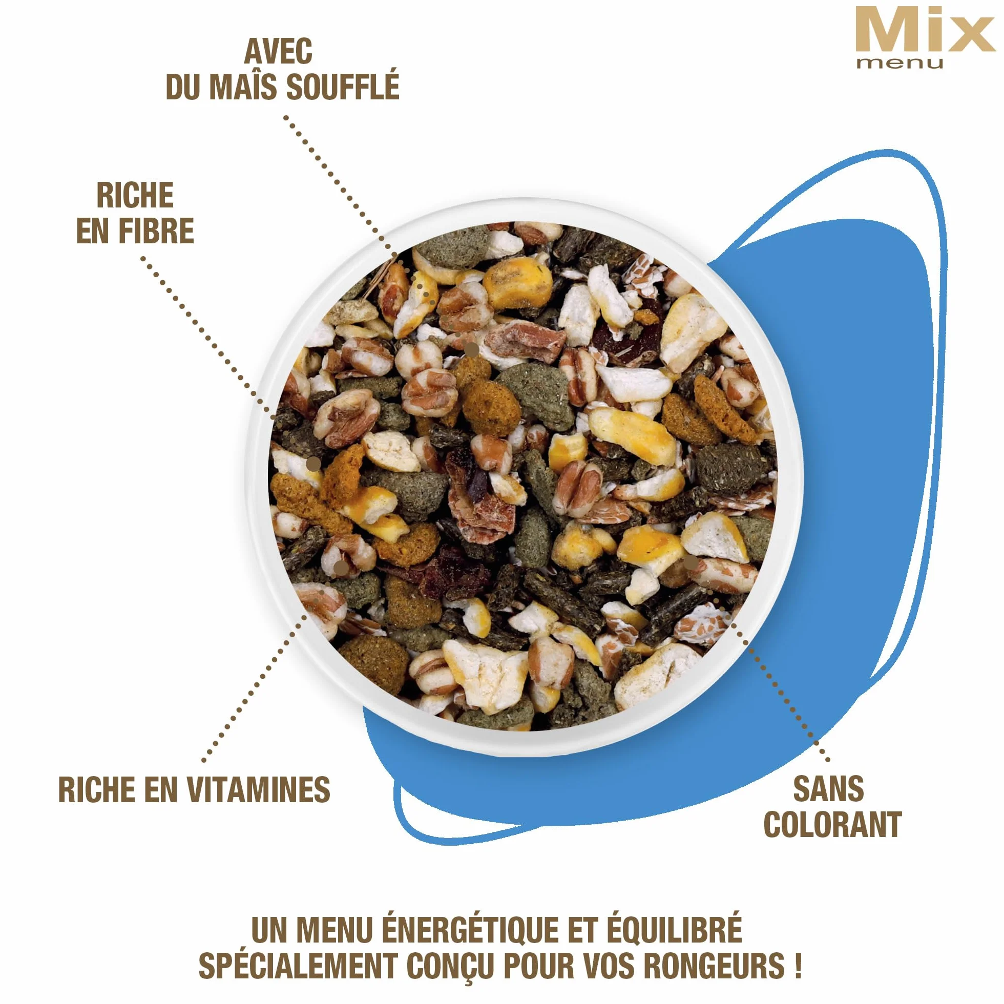 Menu Céréales Pop Corn Doypack 500 g