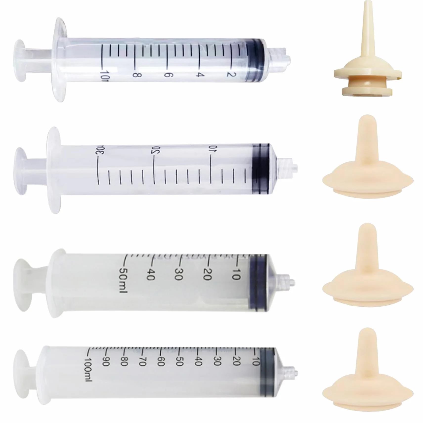Miracle Nipple Syringe Kitten Feeder 50 ml 100 ml Silicone