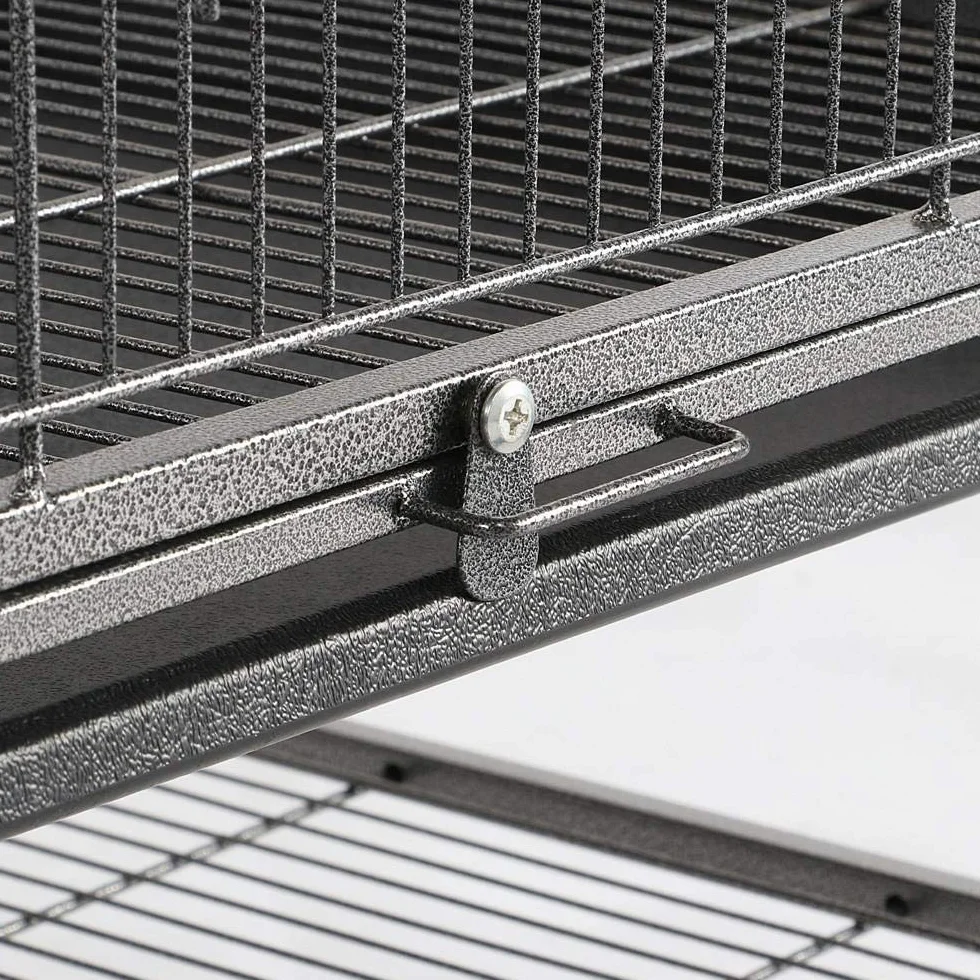 Yaheetech Grande Cage Oiseau sur Pied Volière Canaries Perroquet 2 Étages 79 x 52 x 132 cm
