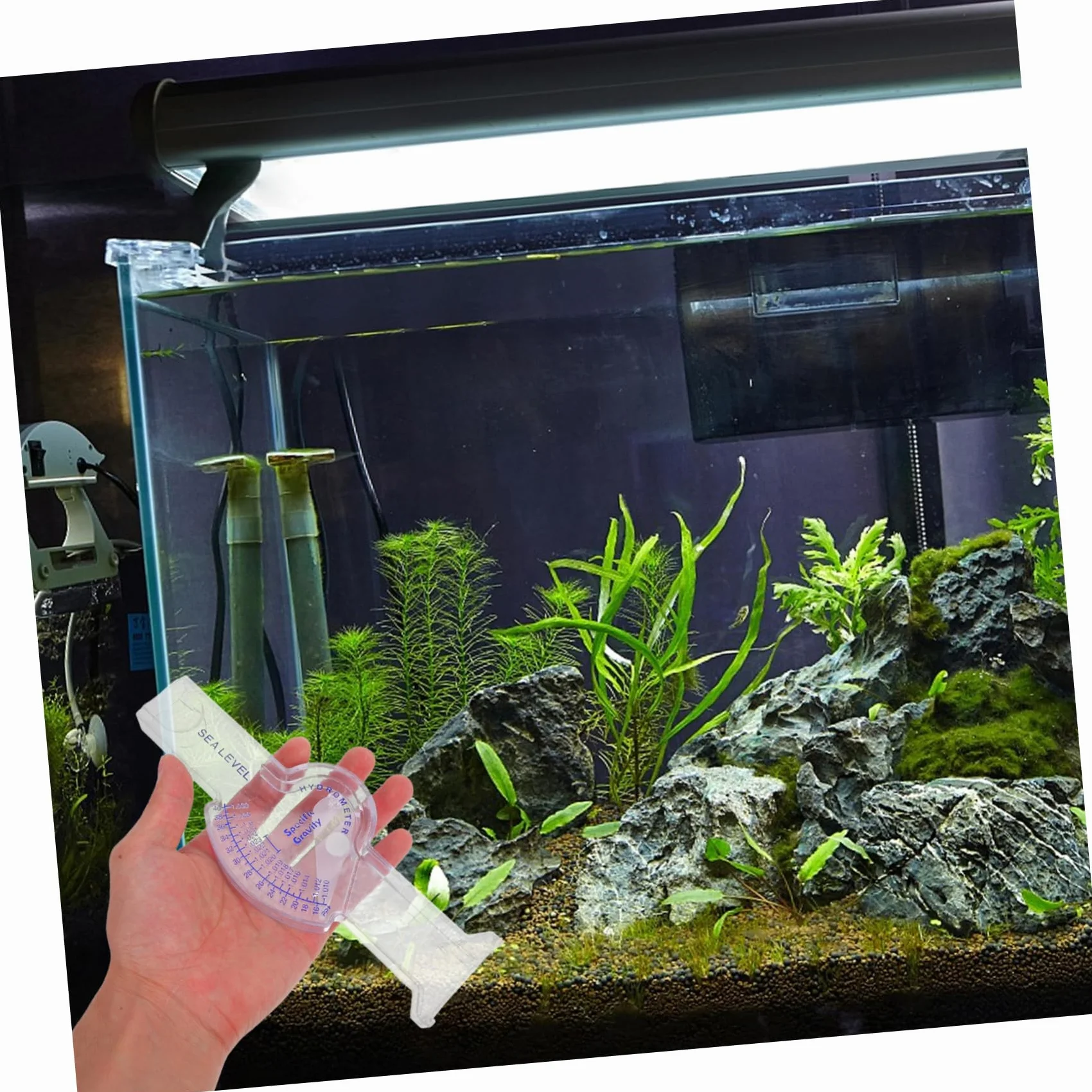 Didiseaon Compteur de Salinomètre Précis pour Aquarium d'Eau de Mer