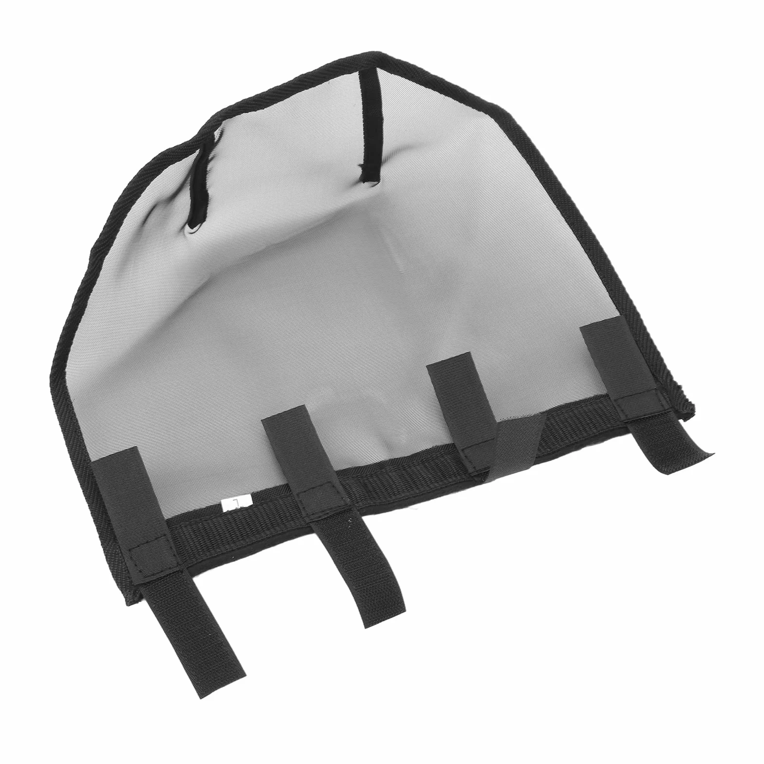 Masque à Mailles Fines Respirant pour Chevaux - Filtre Nasal Anti-Allergies avec Renfort Noir, Taille L