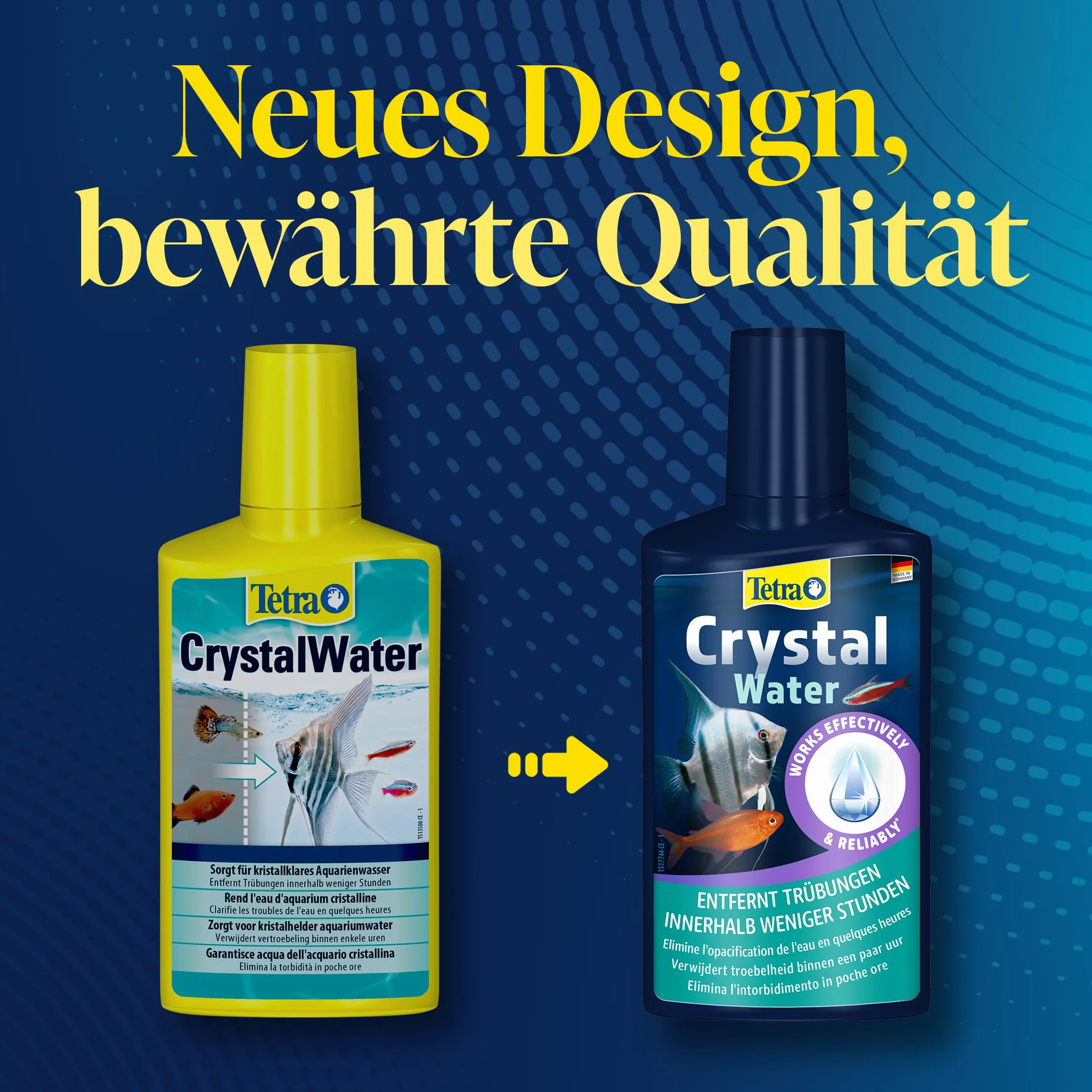 TETRA CrystalWater 250 ml - Élimine les Impuretés Dans l'Eau