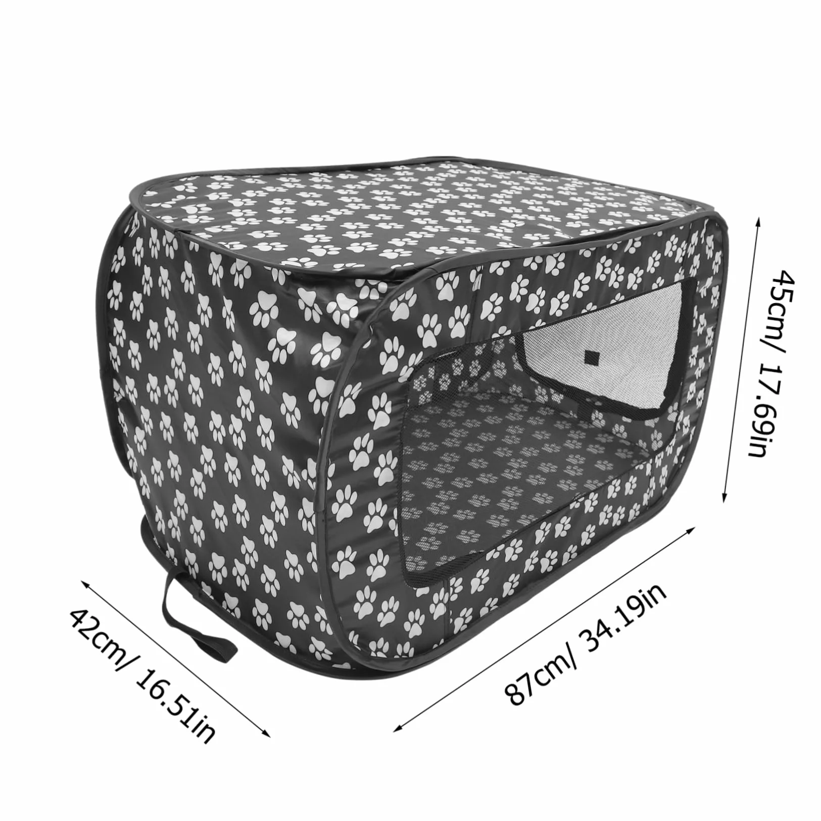 Tente Confortable Pliable pour Animaux de Compagnie en Tissu Lavable, Niche Intérieure pour Chat et Petit Chien