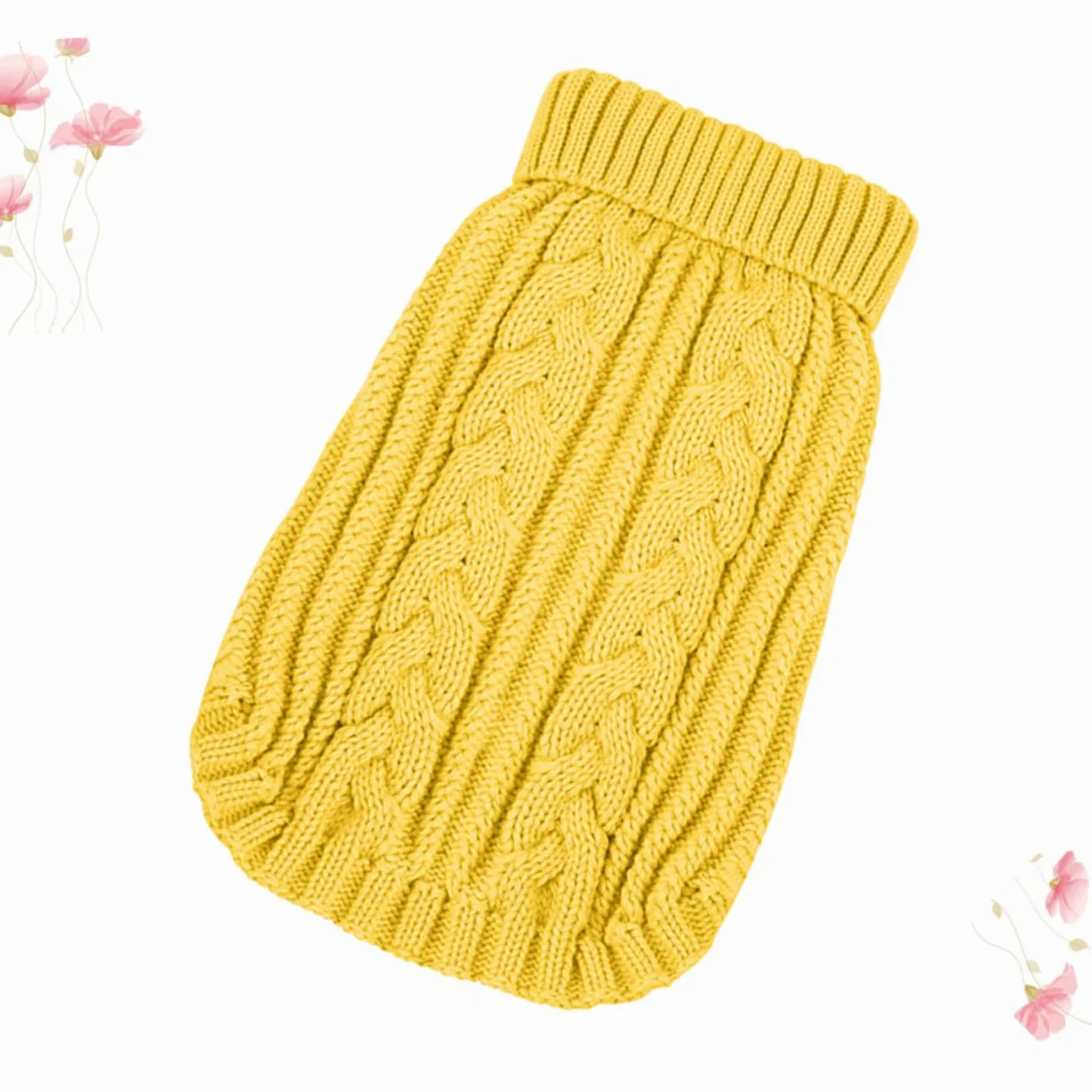 BESPORTBLE Lot De 3 Pulls Tendance pour Chien Taille XXS Jaune Tricoté Confortable Robuste Idéal pour Noël Les Anniversaires Les Jours Spéciaux Facile À Enfiler