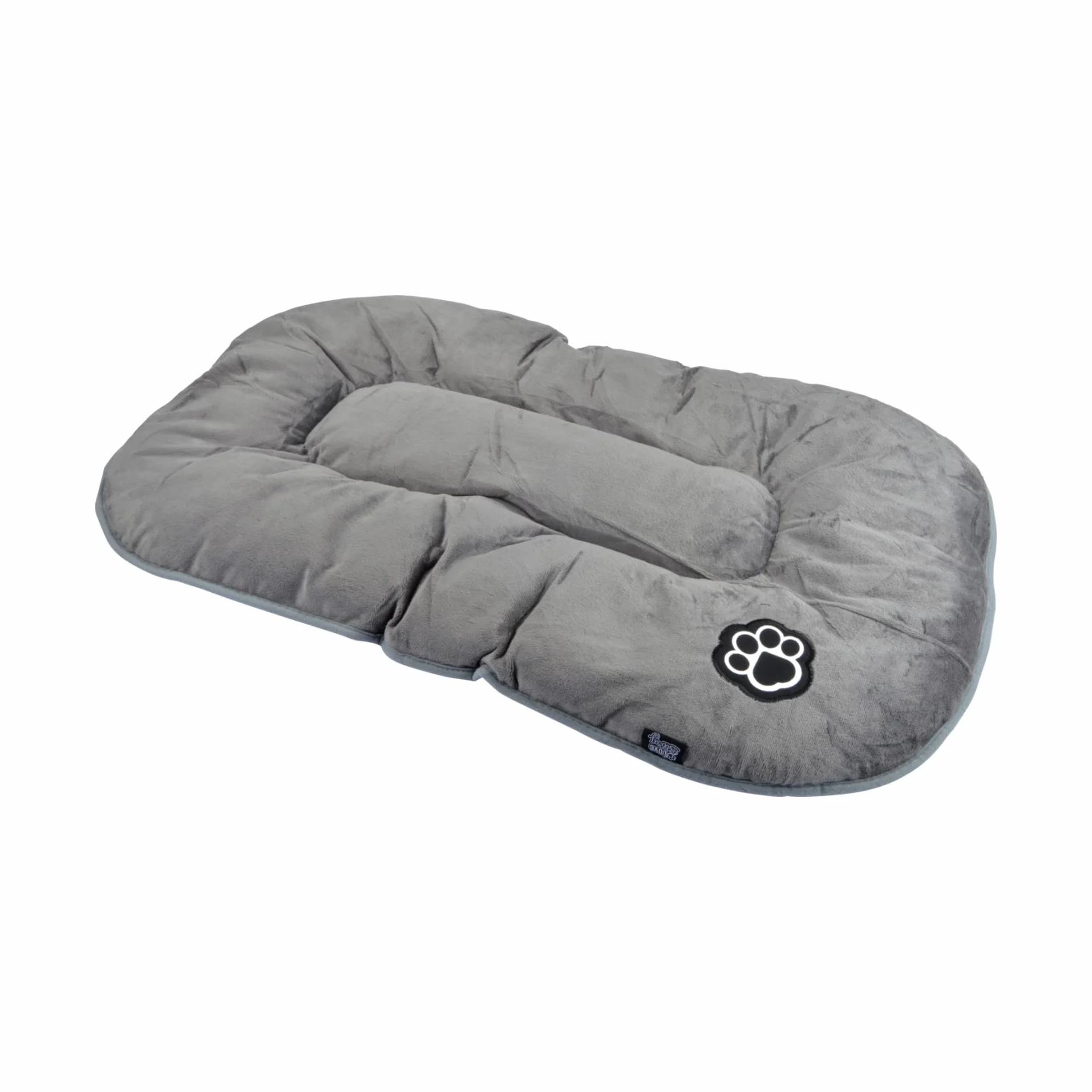 Coussin Flocon Réversible Polyester 87 x 55 cm Patchy Gris/Noir