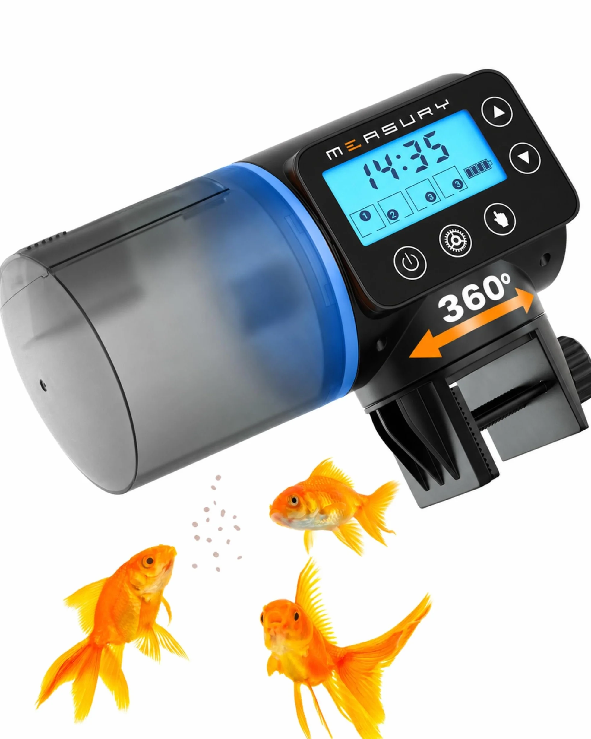 Distributeur Automatique Nourriture Poisson Aquarium 4 Fois par Jour