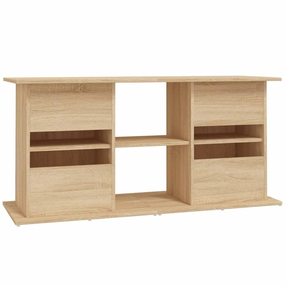 vidaXL Support d'aquarium Chêne Sonoma 121x41x58 cm Bois d'ingénierie