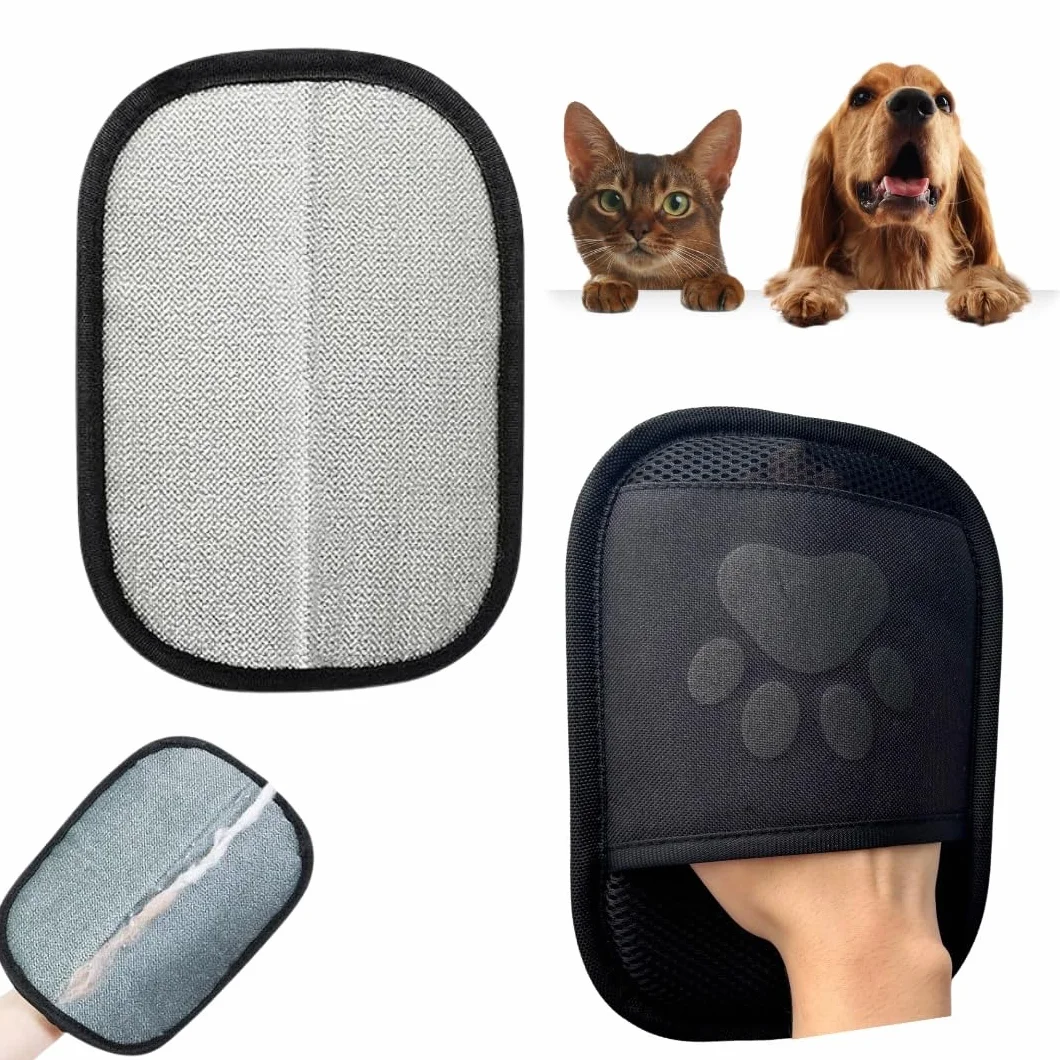 Gant Anti Poils Animaux électrostatique réutilisable Nettoyage Chien Chat