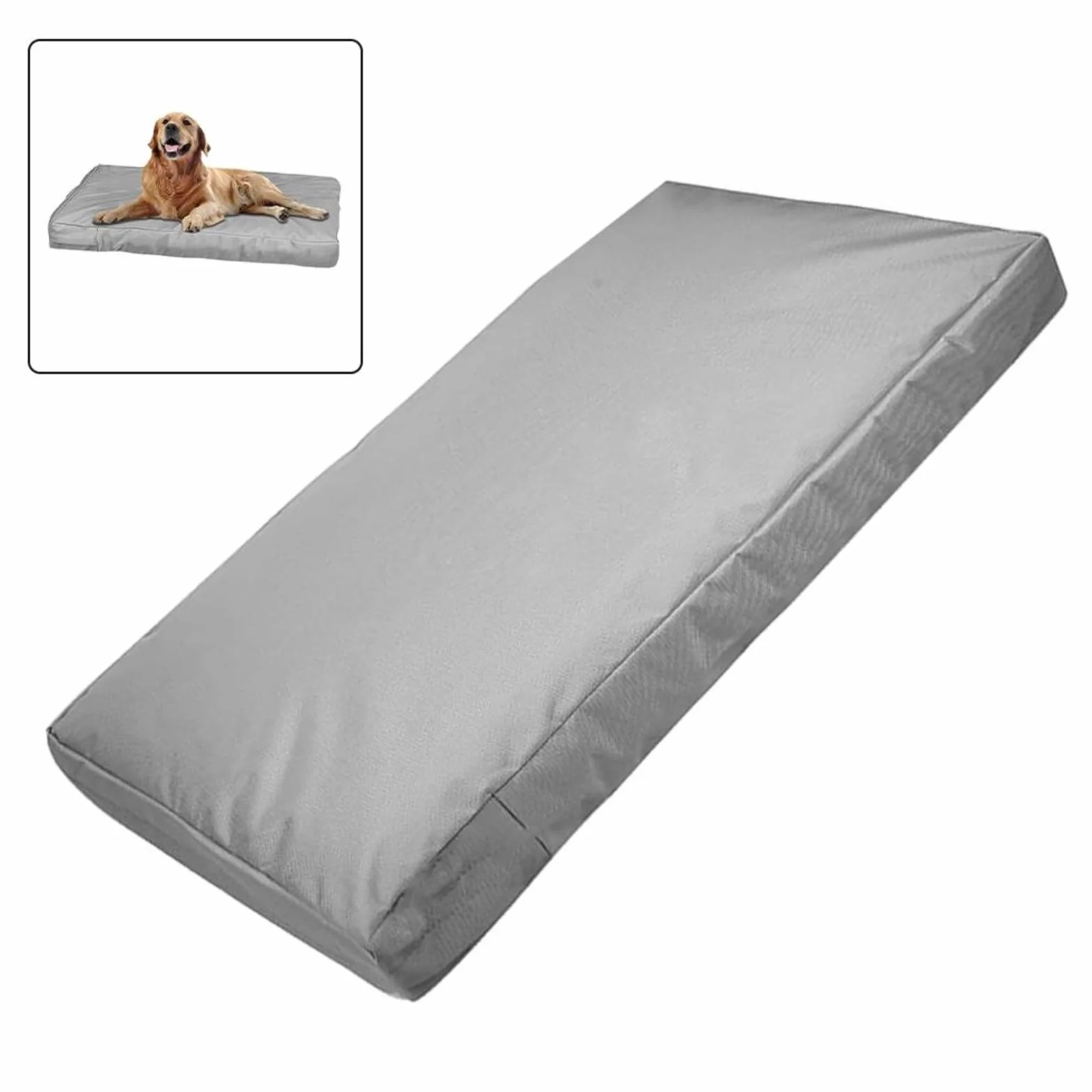 Housse de lit imperméable pour chien Lavable Tissu Oxford 210D 92 x 59 x 10 cm