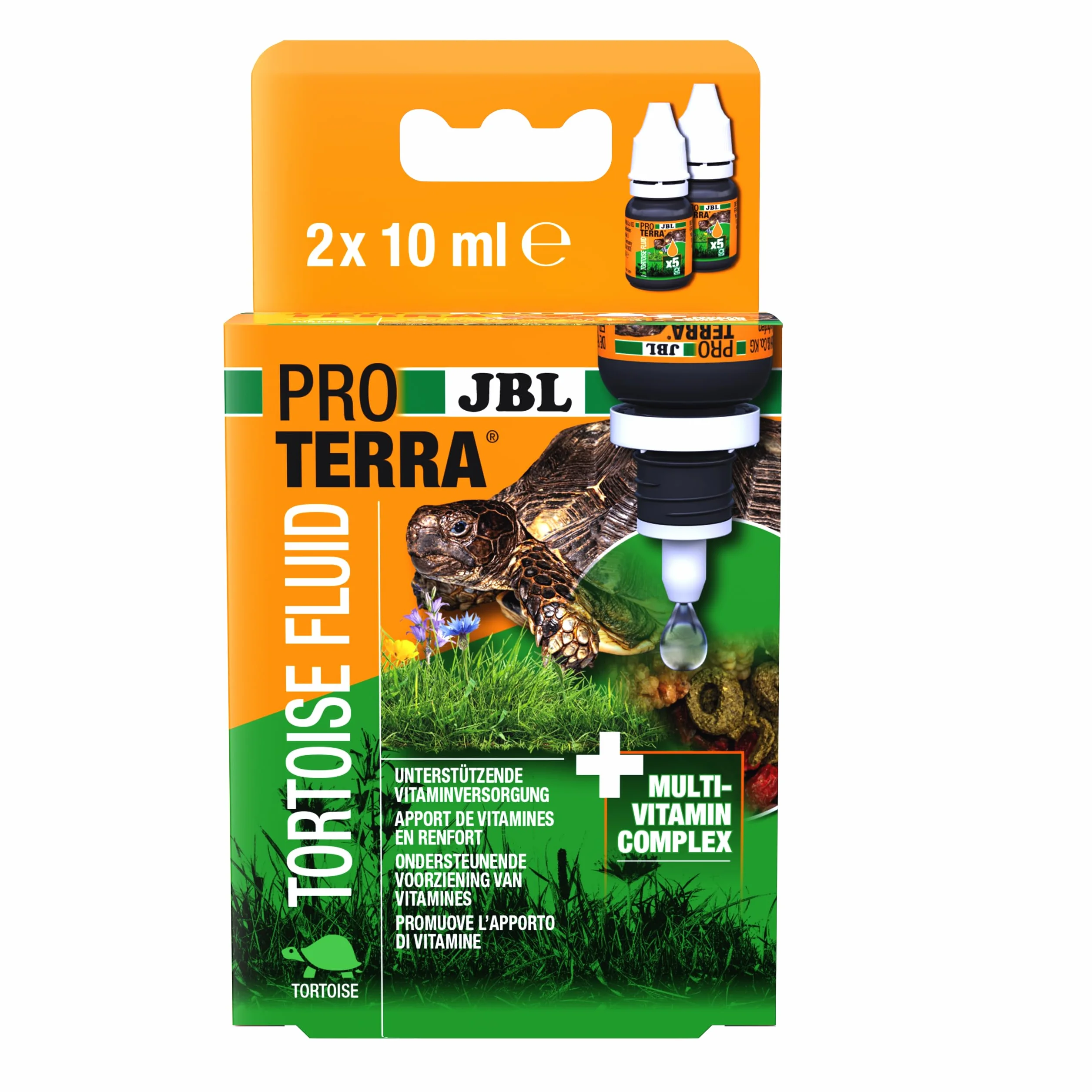 JBL Proterra Tortoise Fluid 2x10ml Flüssige Multivitamine für Landschildkröten