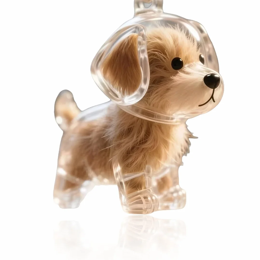 Pendentif commémoratif poils de chien, porte-clés collecteur, bouteille rangement animaux, capsule souvenir fourrure