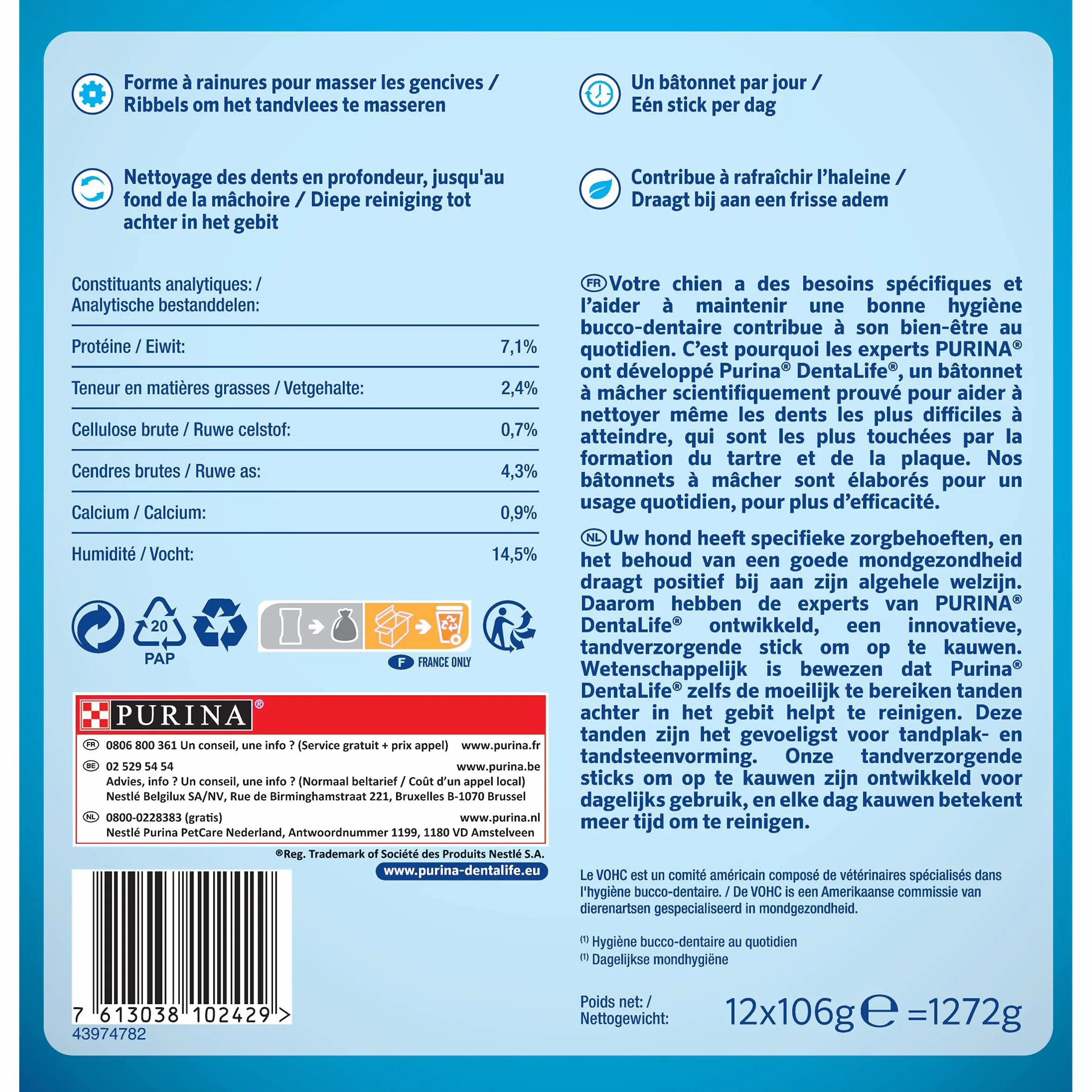 DENTALIFE Maxi MultiPack Friandises 1272g
