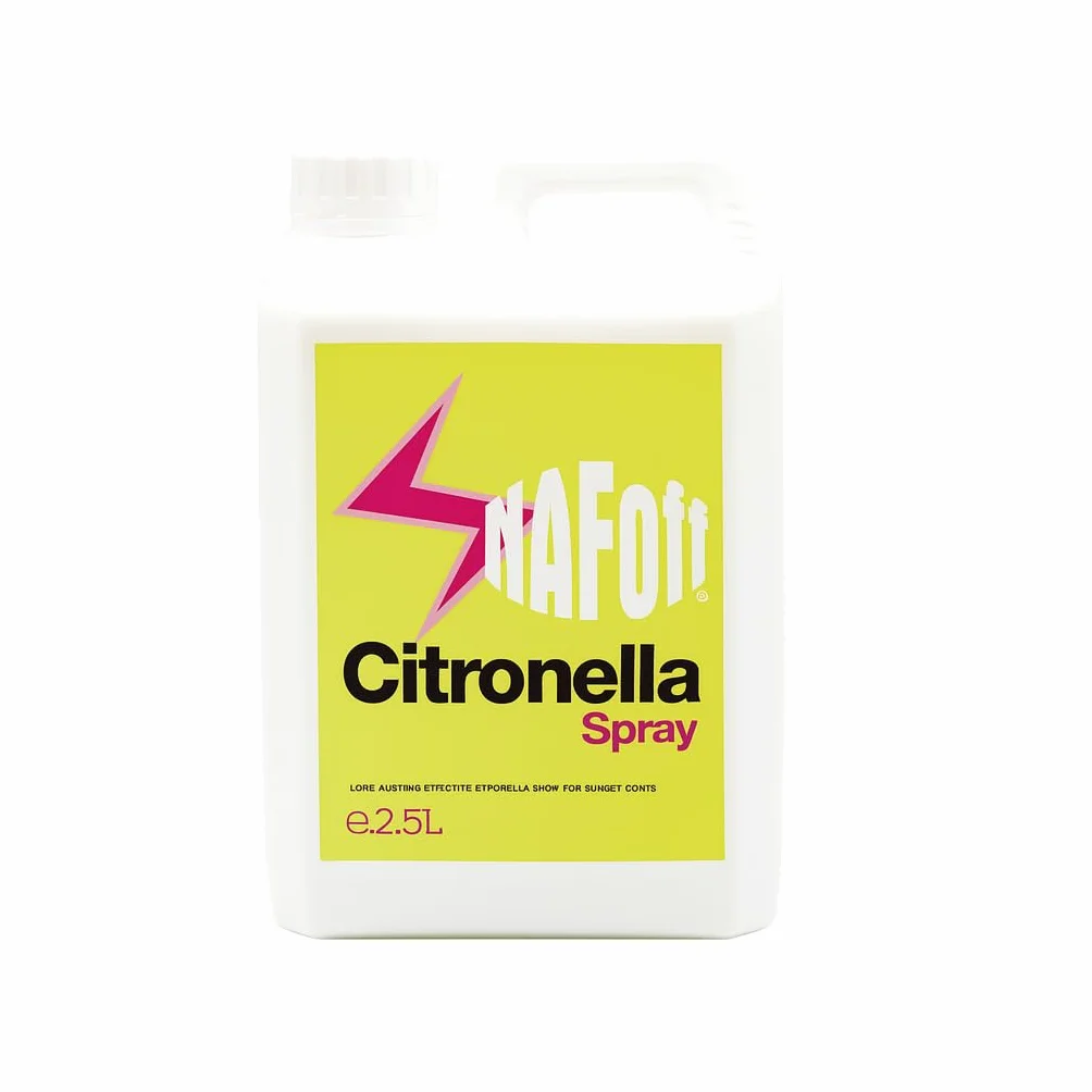 NAF Off Recharge Citronnelle 2,5 L Spray Naturel Chevaux Longue Durée