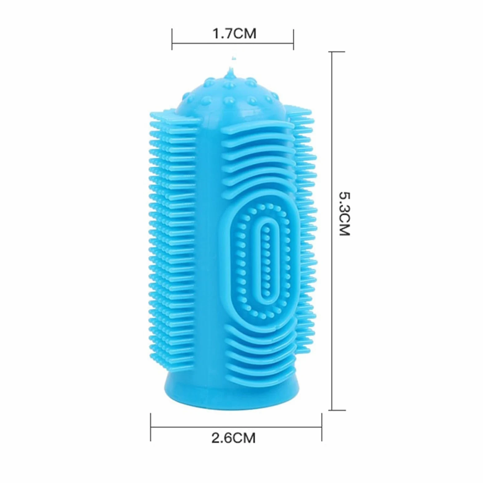 Brosse dentaire for animaux de compagnie Soins bucco-dentaires Brosse dentaire for animaux de compagnie Brosse à dents for chiens en silicone à 360 degrés for chiens de petite race, chiens de taille m