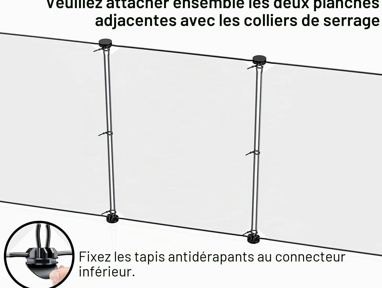 LURIVA Grand Parc Transparent pour Animaux domestiques, 71,1 x 50,8 cm (H x l), Parc pour Petits Animaux, enclos pour Chien, Chaton, Furet, Cochon d'Inde, Utilisation en intérieur, 12 Panneaux
